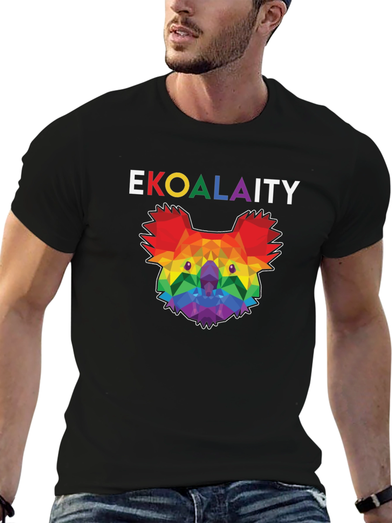 EKOALAITY Pride Rainbow Graphic Tee