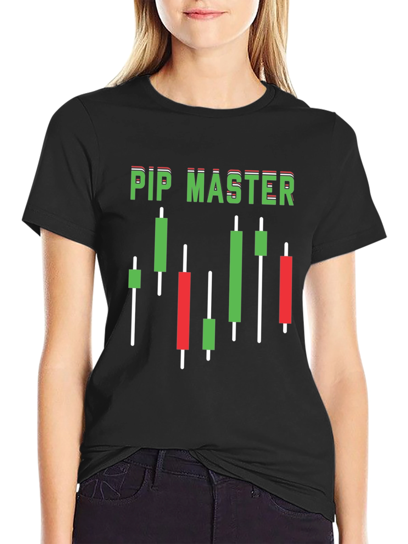 Pip Master T-Shirt Forex Trading Candlestick Charts