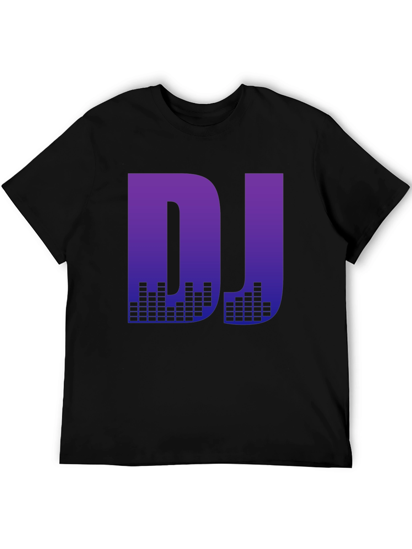 DJ Music Graphic T-Shirt - Black