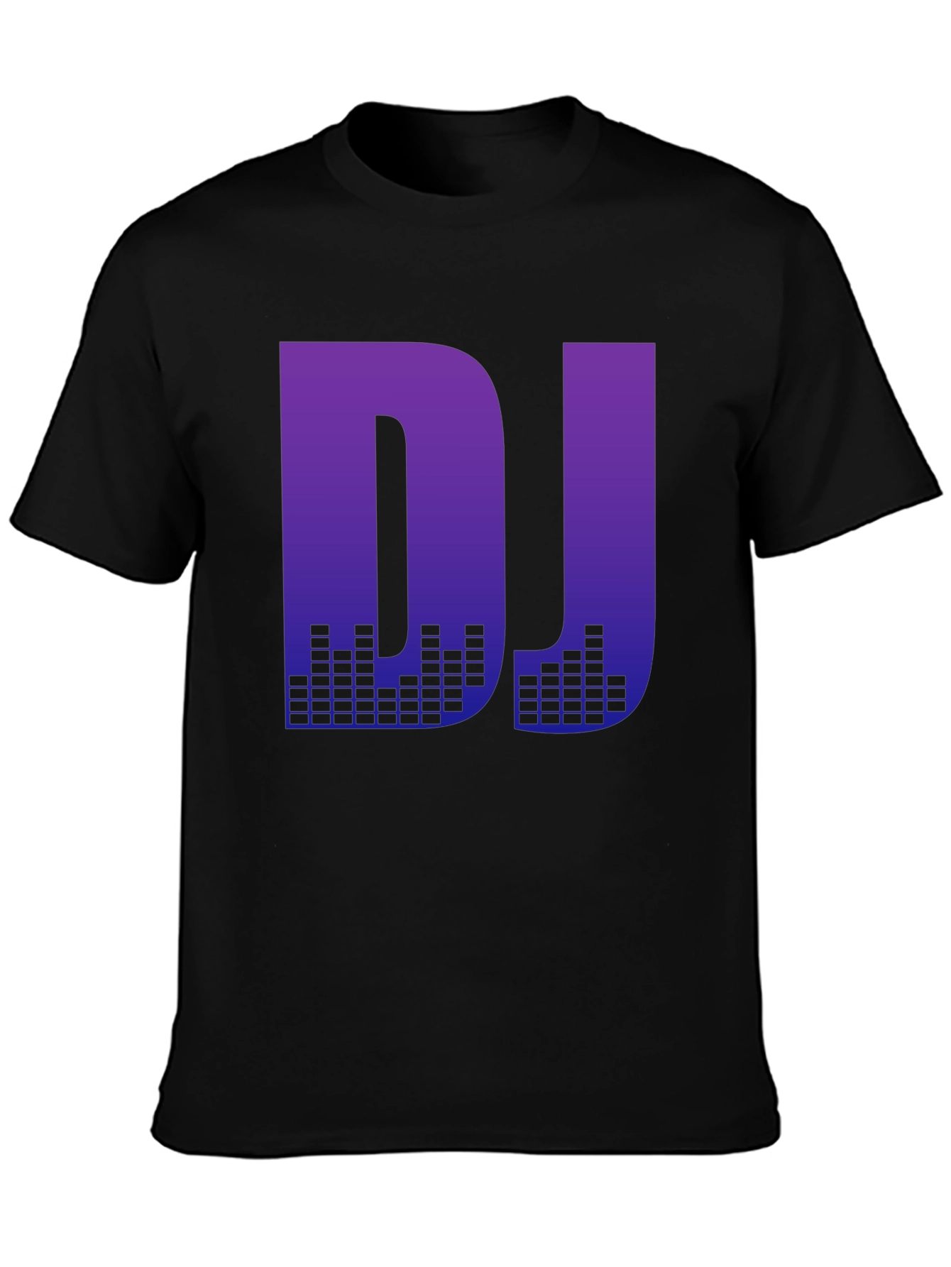 DJ Music Graphic T-Shirt - Black