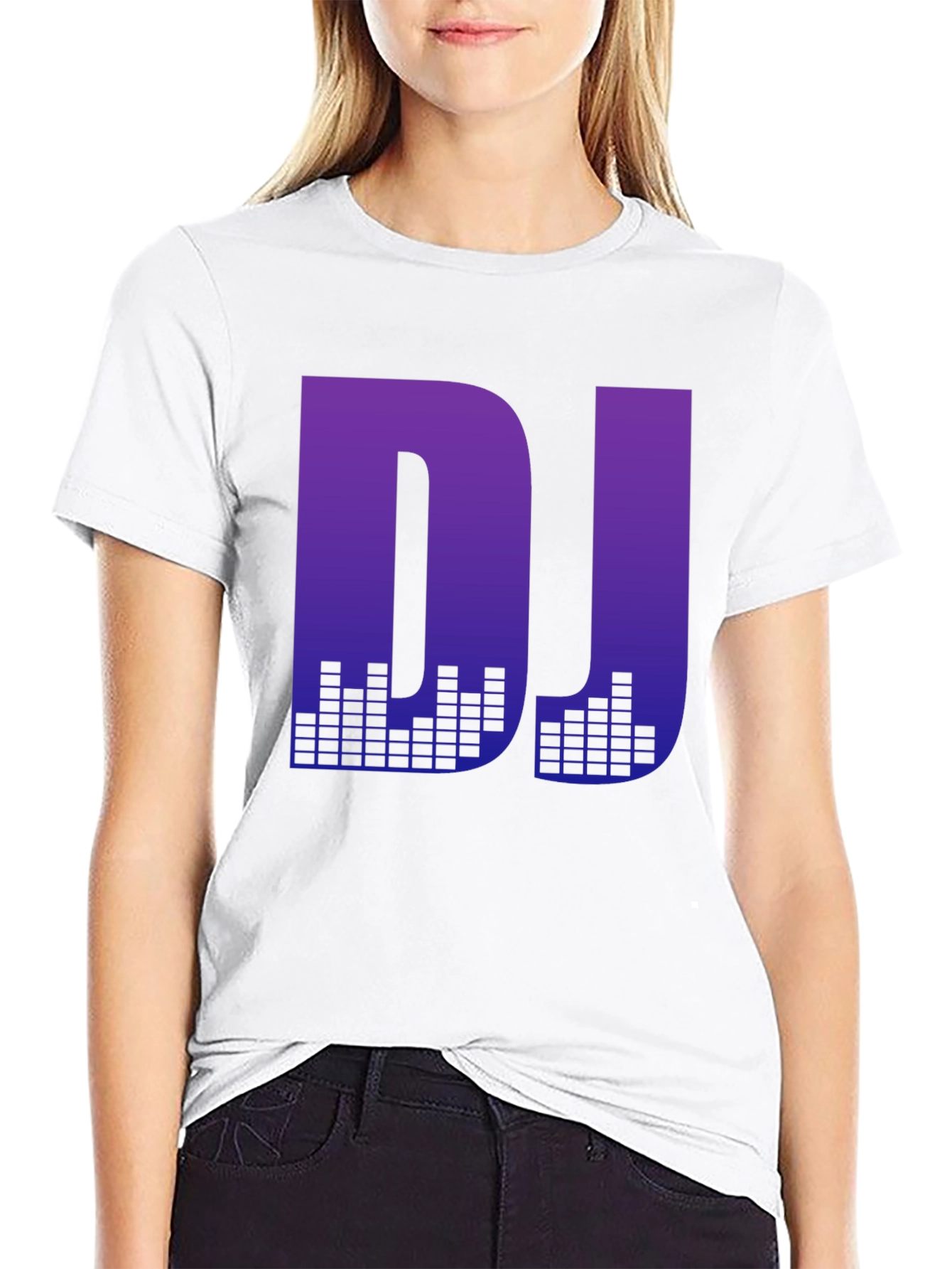 DJ Music Graphic T-Shirt - Black