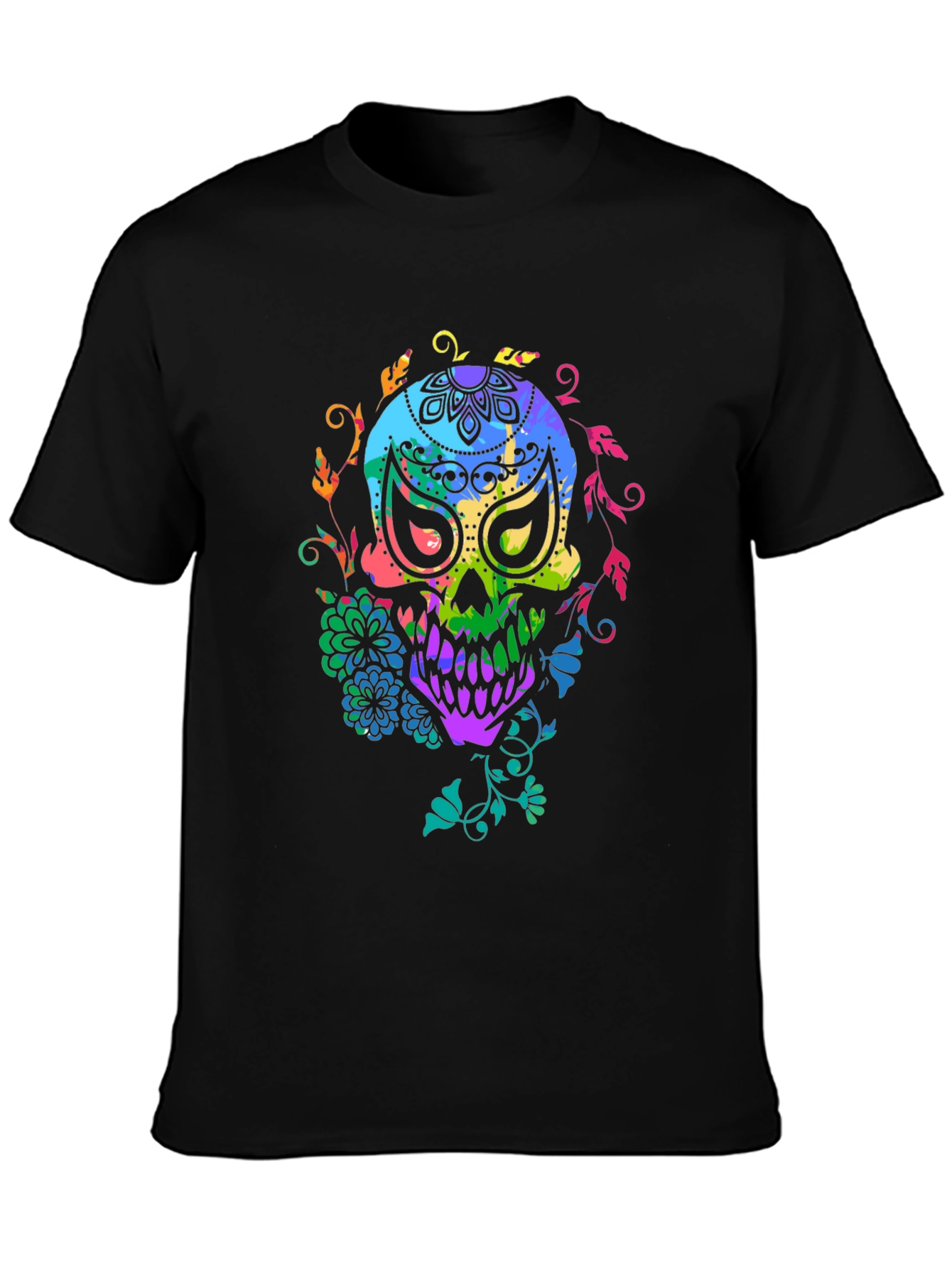 Colorful Sugar Skull T-Shirt
