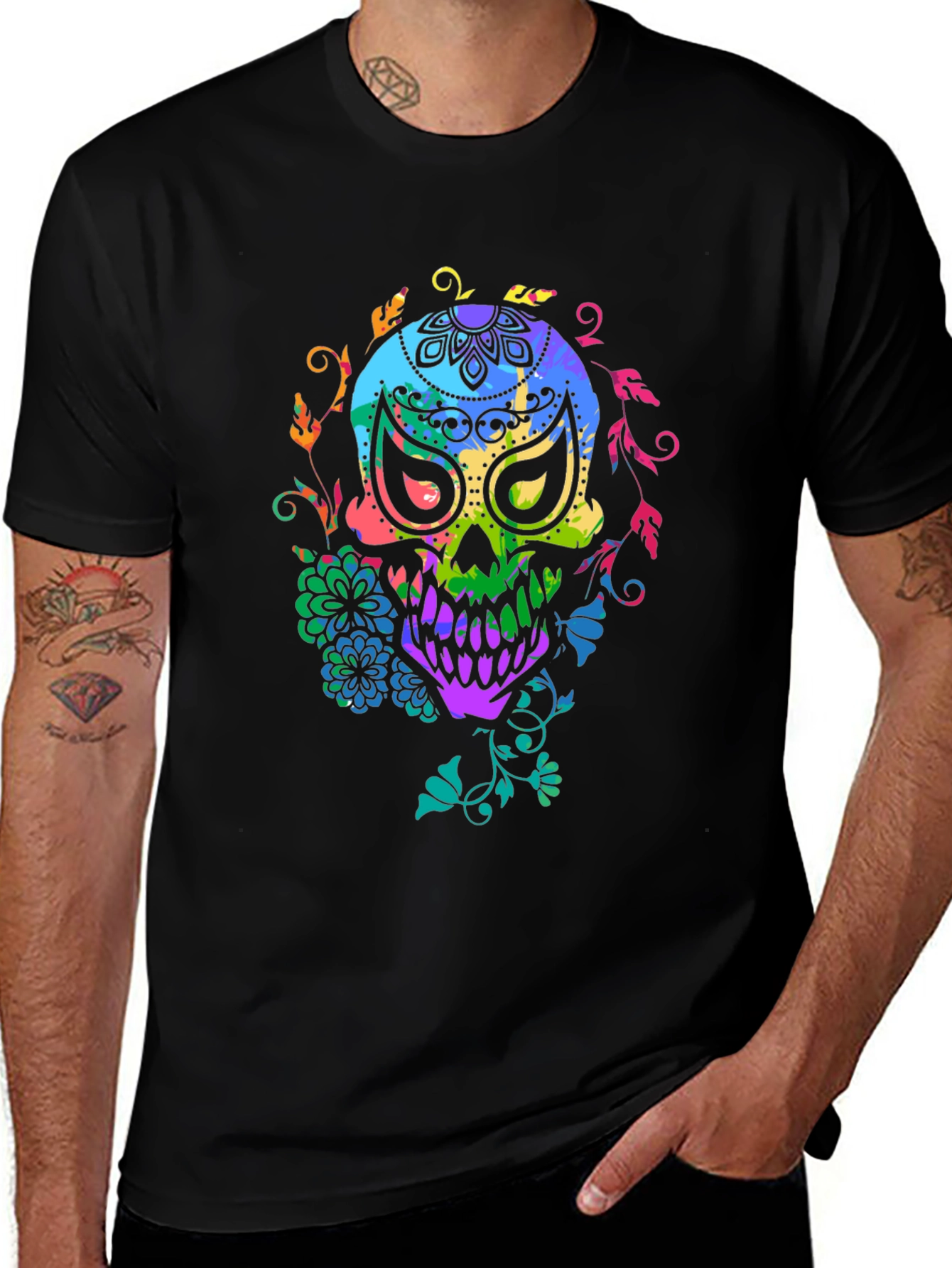 Colorful Sugar Skull T-Shirt
