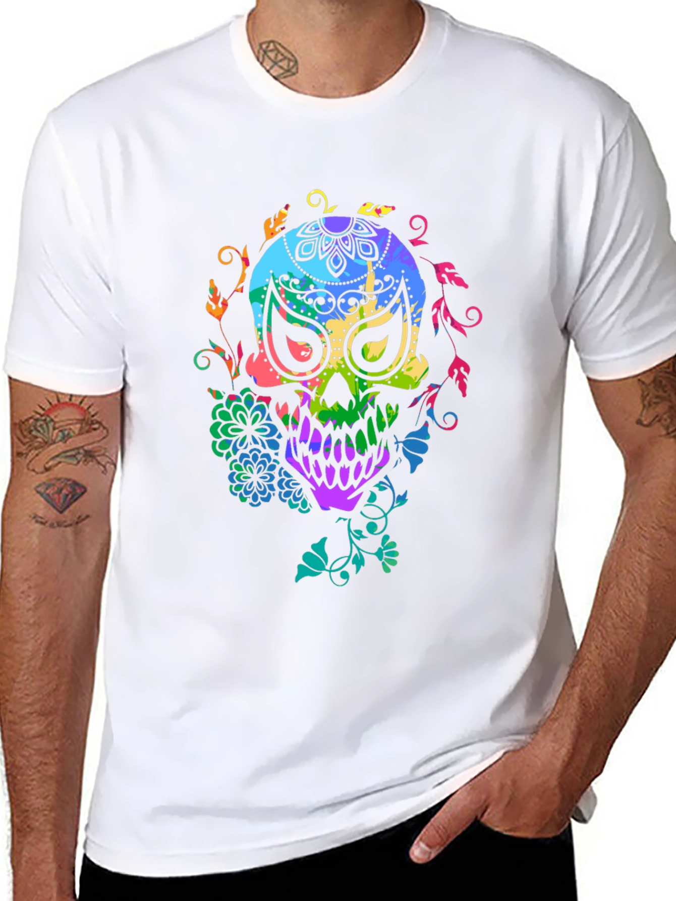 Colorful Sugar Skull T-Shirt