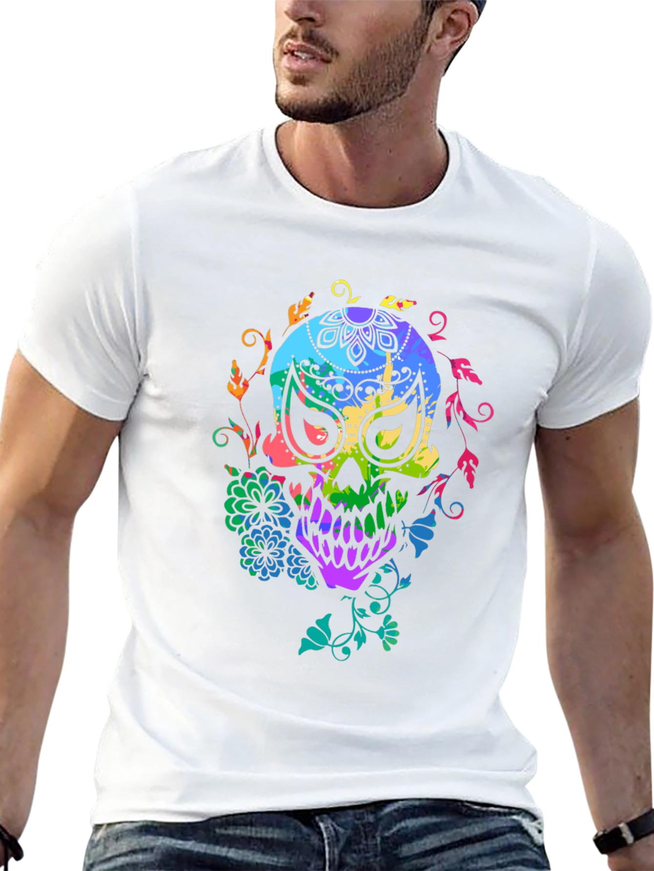 Colorful Sugar Skull T-Shirt
