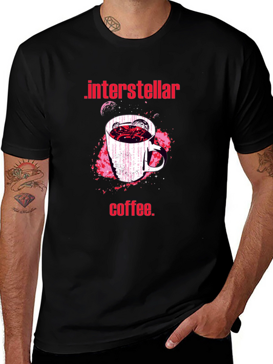 Interstellar Coffee Graphic T-Shirt