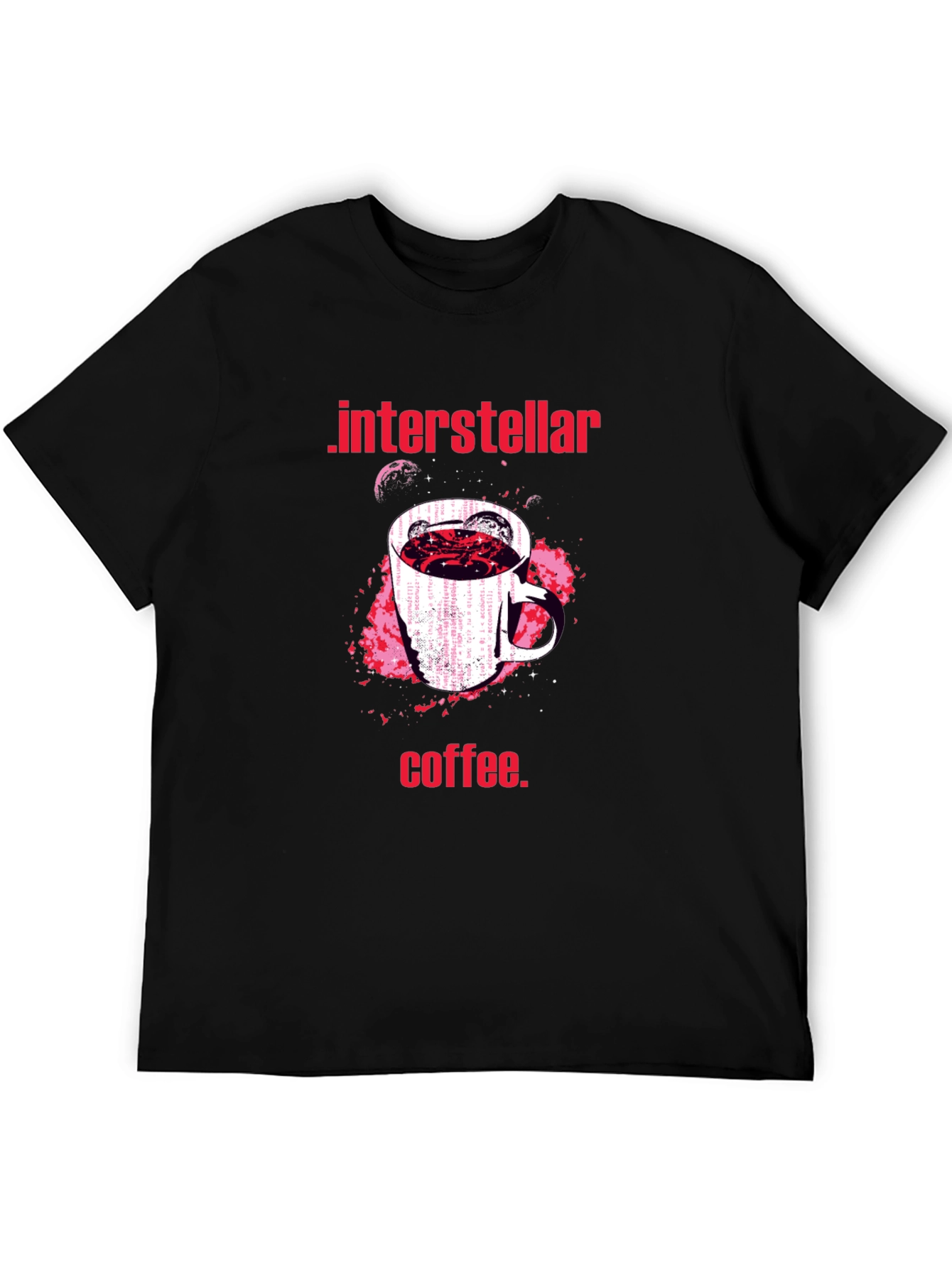 Interstellar Coffee Graphic T-Shirt
