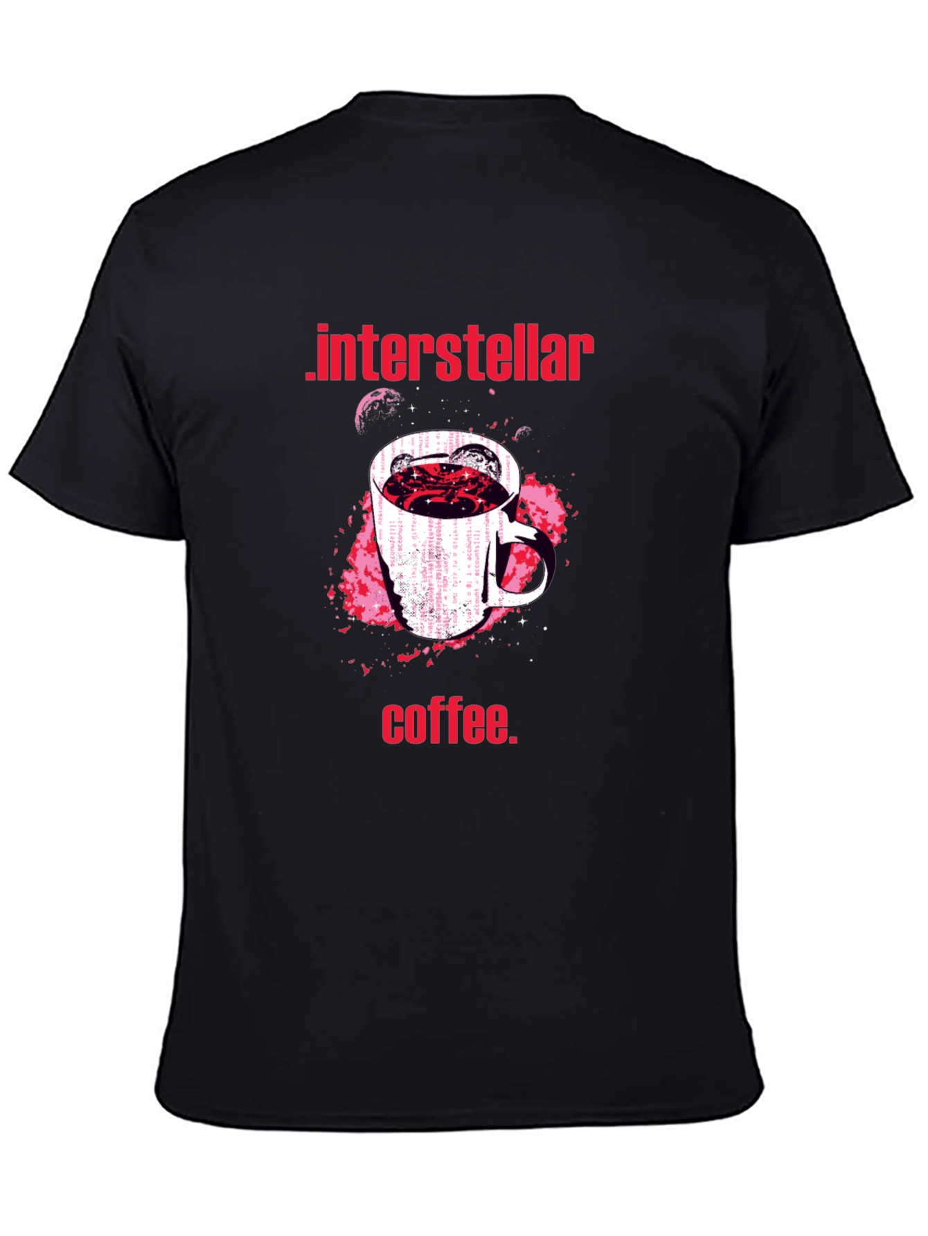 Interstellar Coffee Graphic T-Shirt