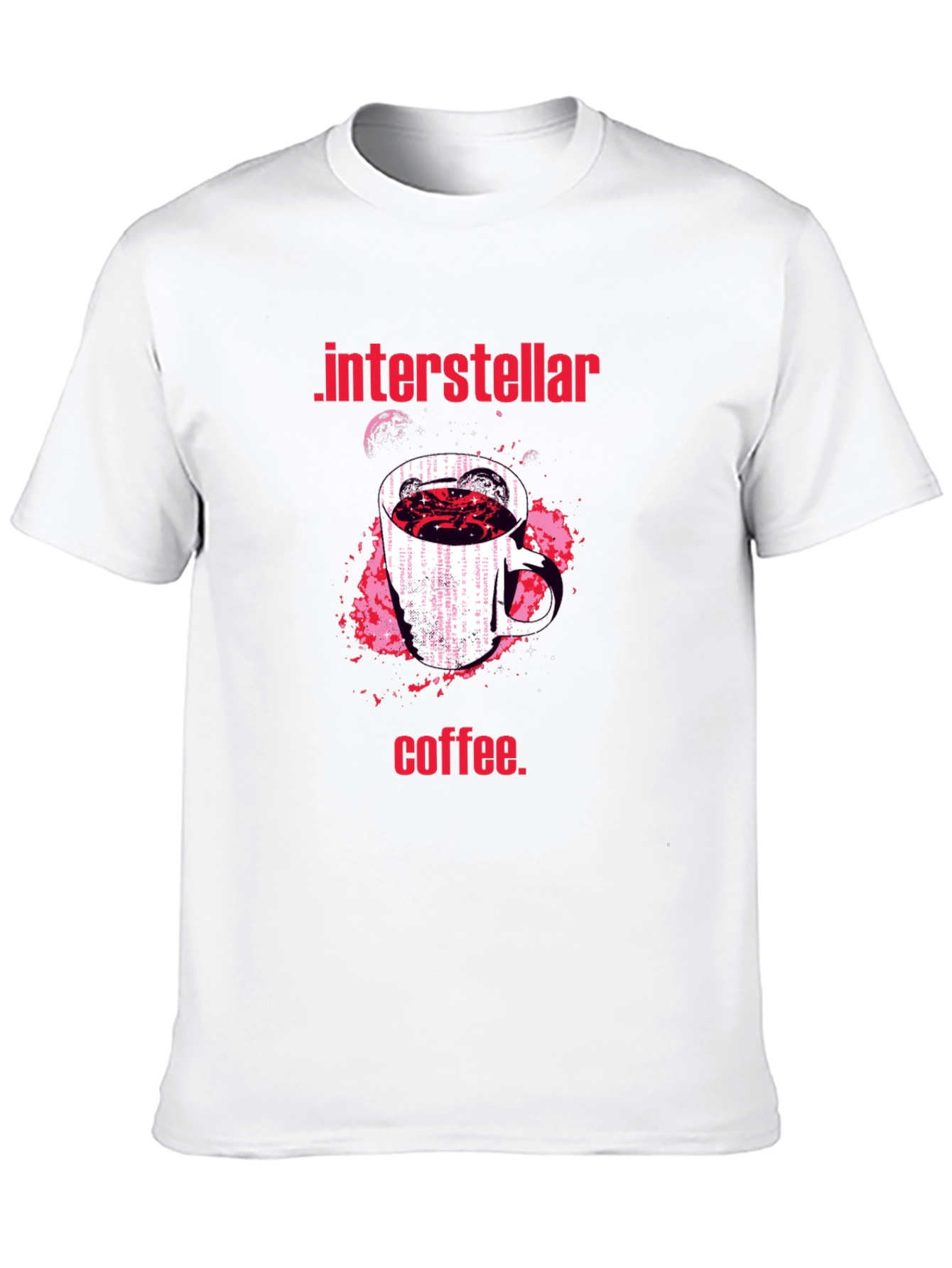 Interstellar Coffee Graphic T-Shirt