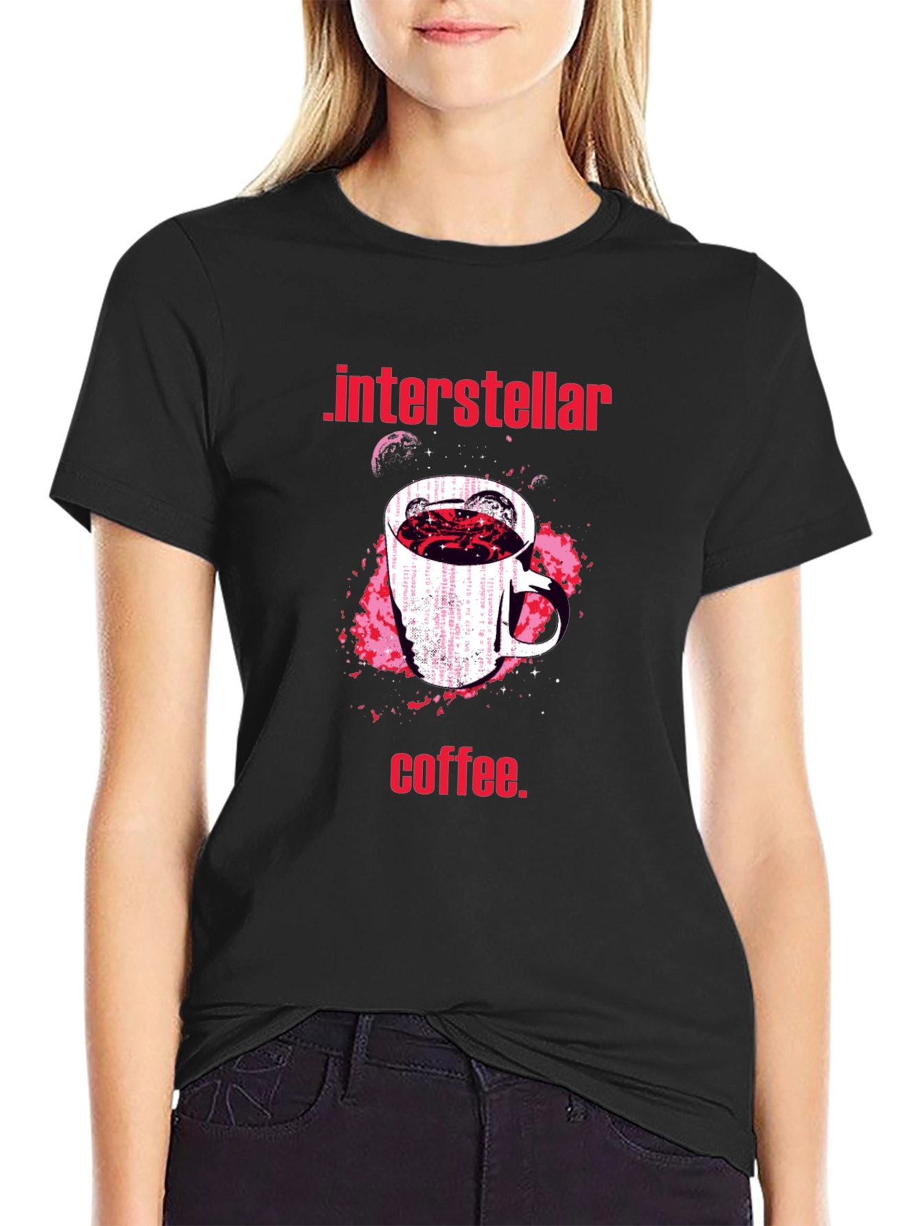 Interstellar Coffee Graphic T-Shirt