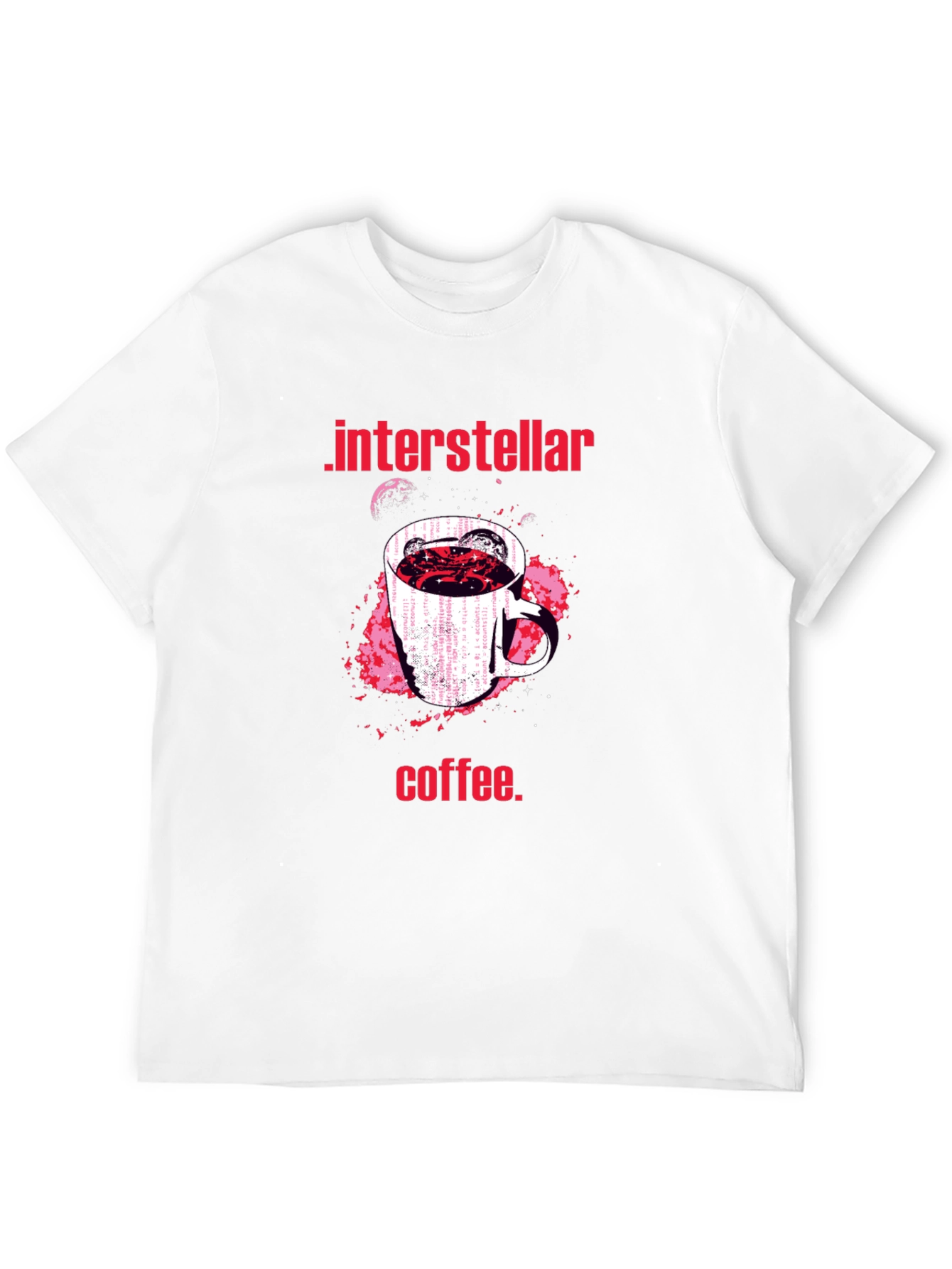 Interstellar Coffee Graphic T-Shirt