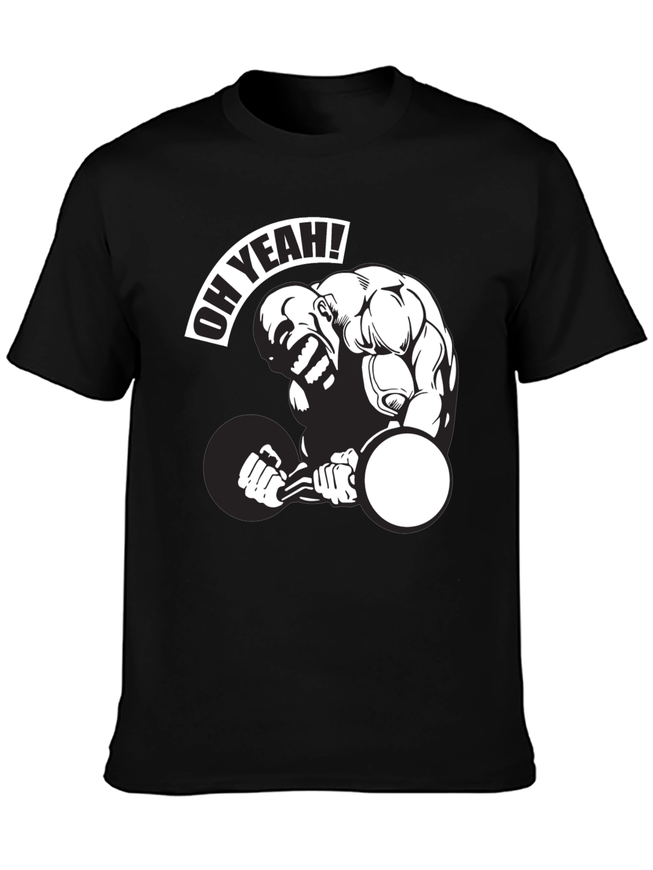 Oh Yeah Weightlifting Graphic T-Shirt
