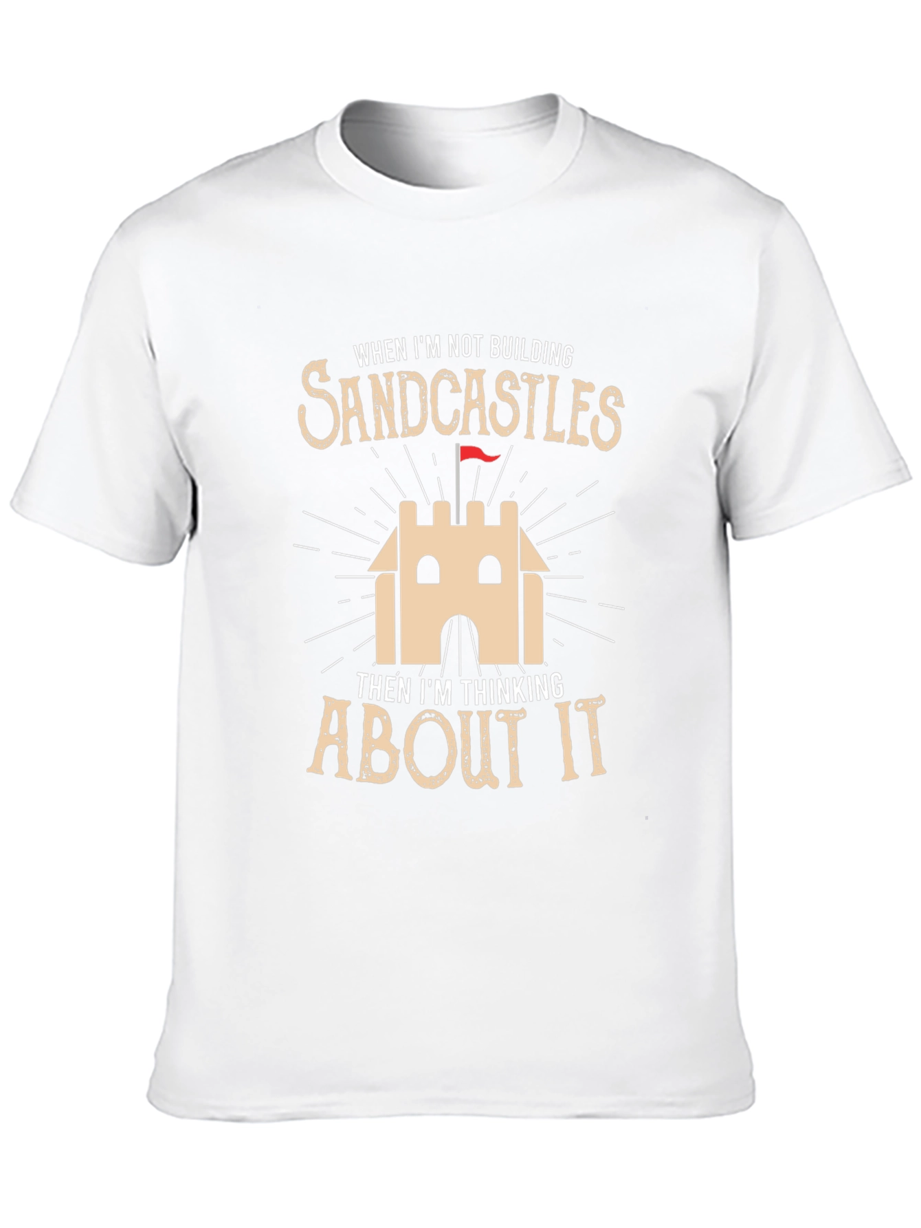 Sandcastle Lover T-Shirt - Building and Dreaming