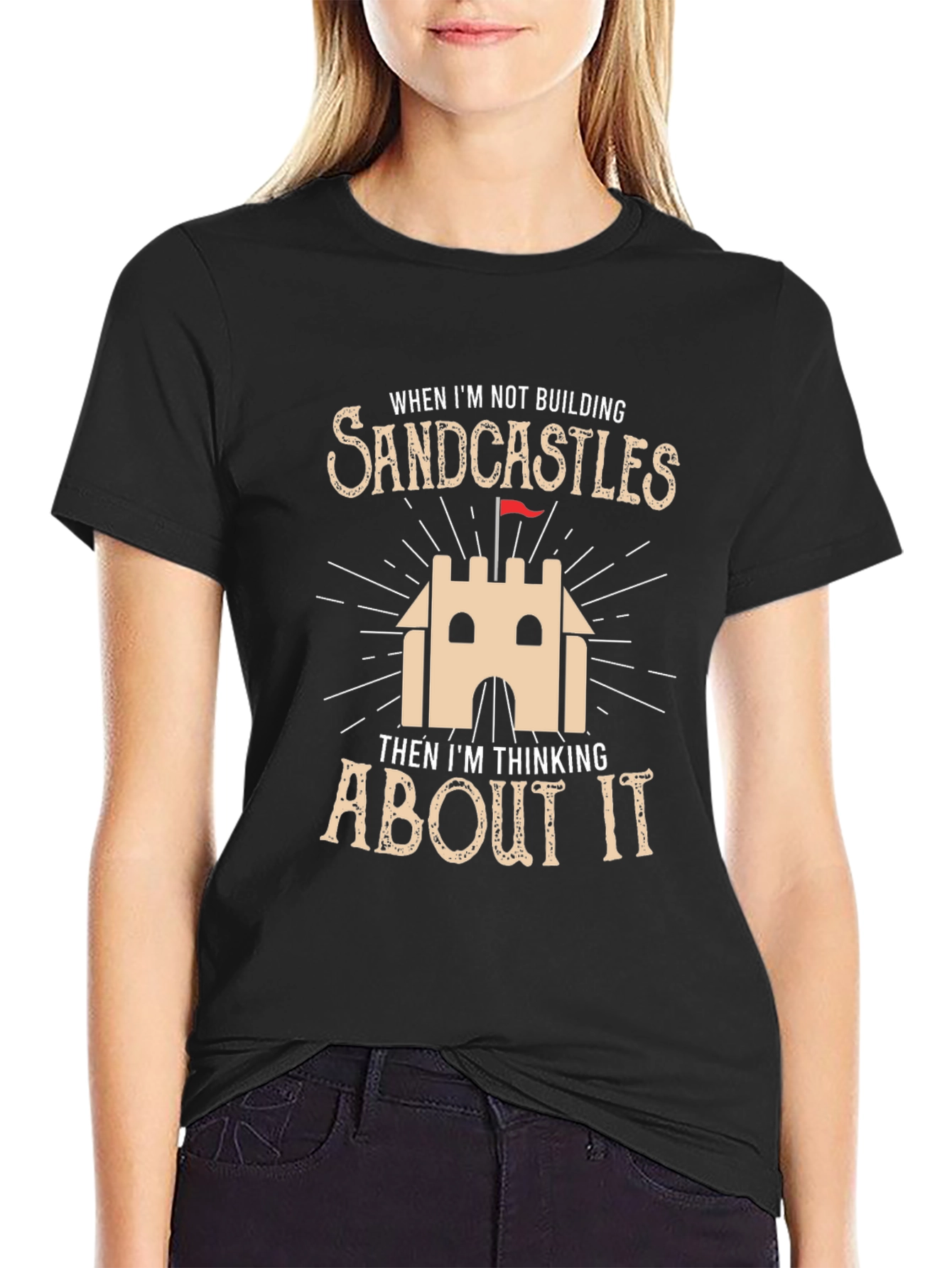 Sandcastle Lover T-Shirt - Building and Dreaming