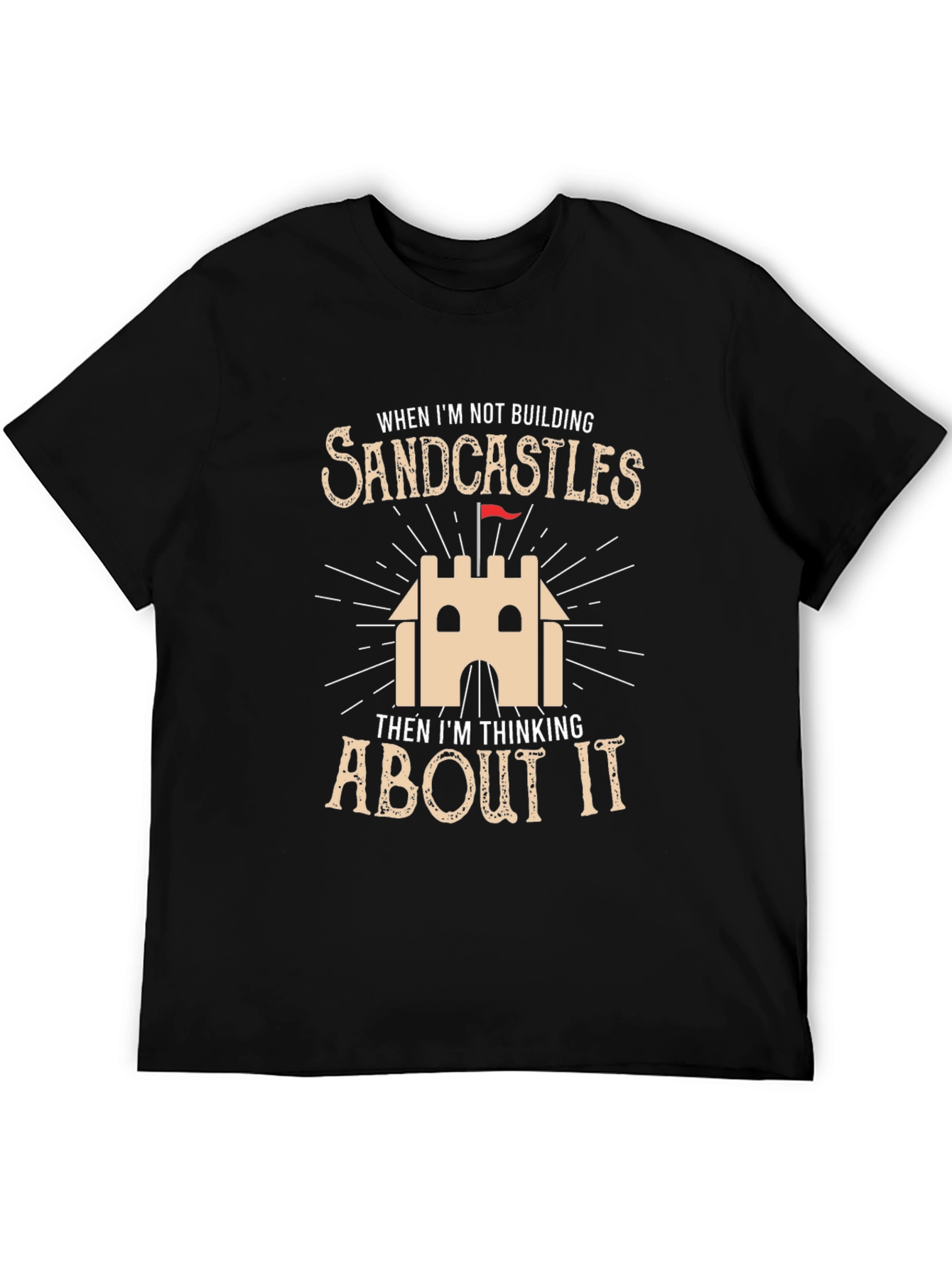 Sandcastle Lover T-Shirt - Building and Dreaming