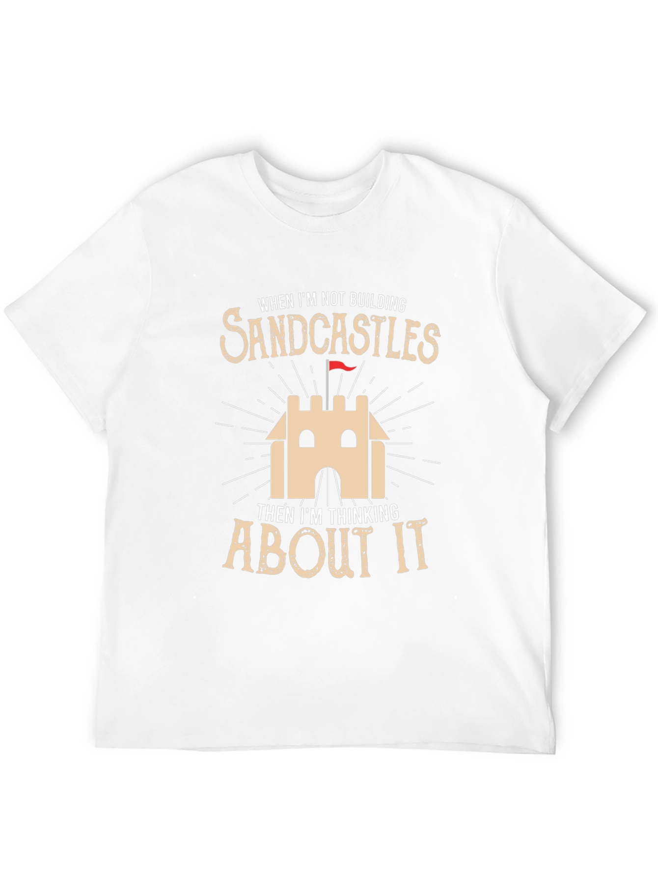 Sandcastle Lover T-Shirt - Building and Dreaming