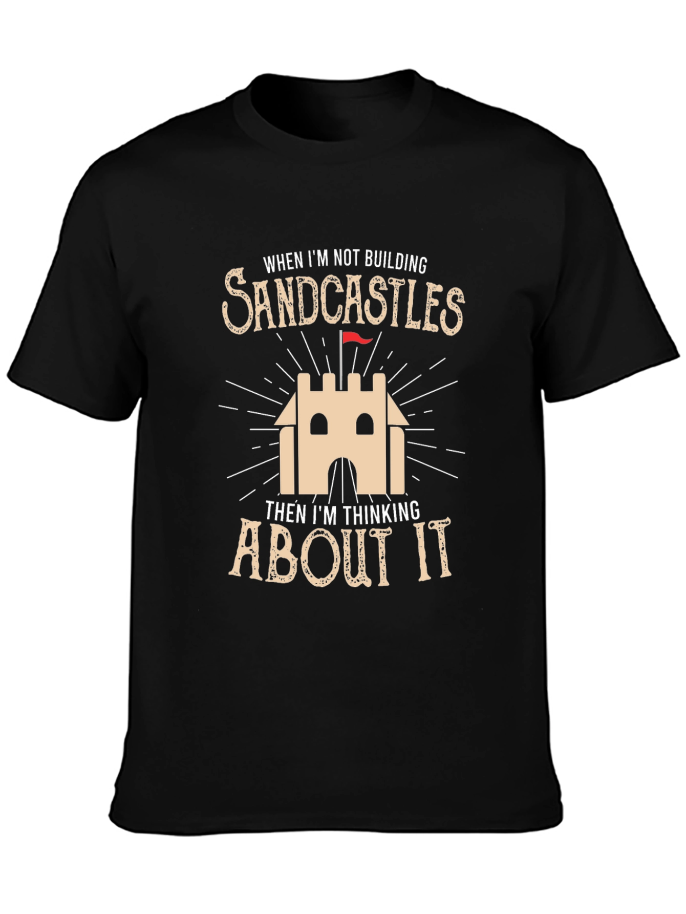 Sandcastle Lover T-Shirt - Building and Dreaming