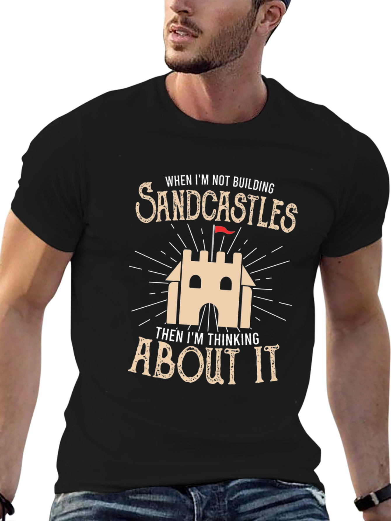 Sandcastle Lover T-Shirt - Building and Dreaming
