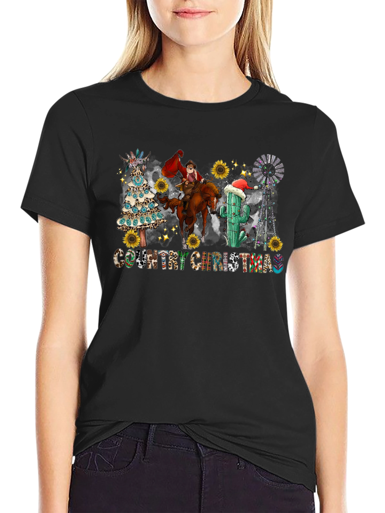 Country Christmas Graphic Tee