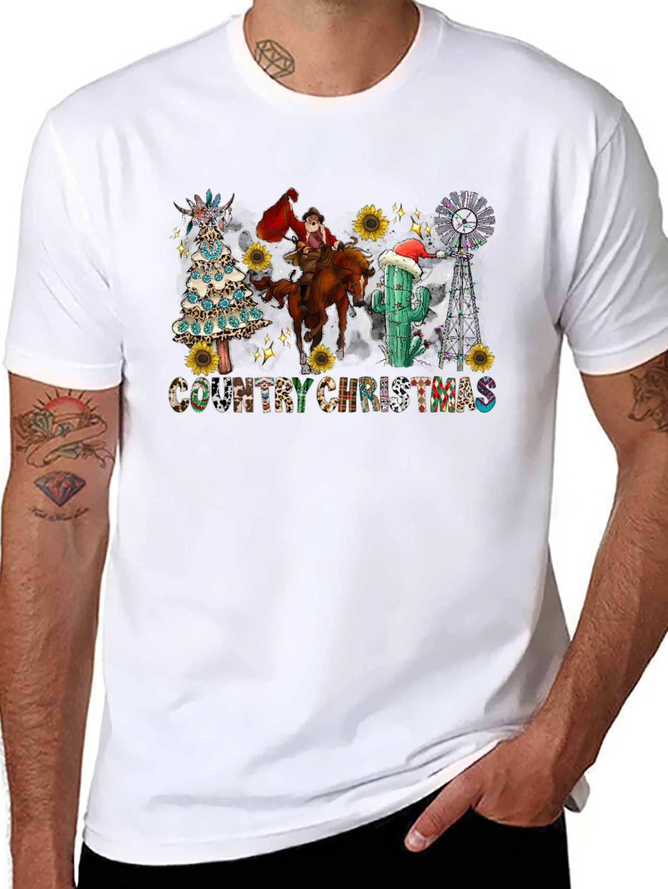 Country Christmas Graphic Tee