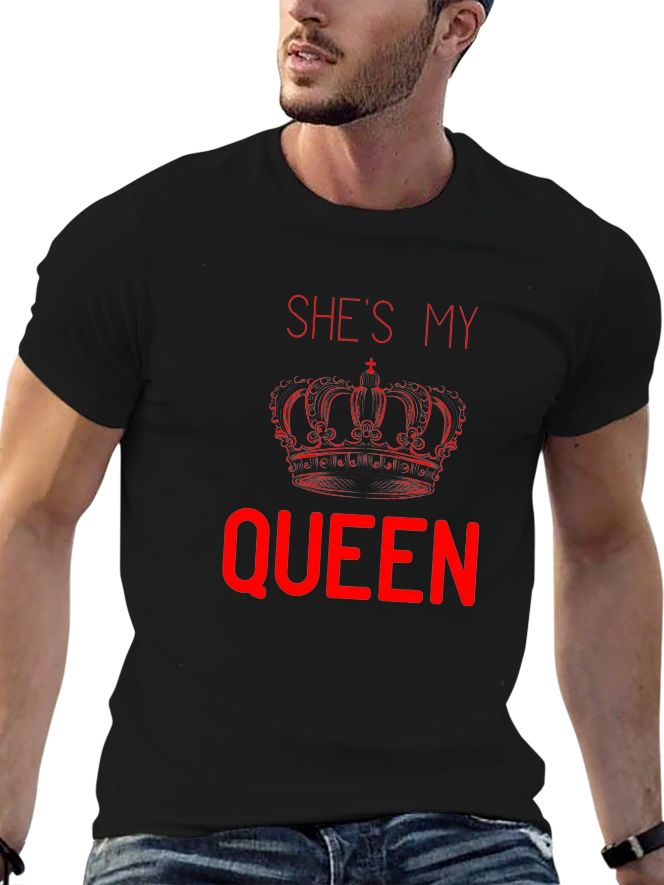 Shes My Queen T-Shirt - Matching Couple Tee