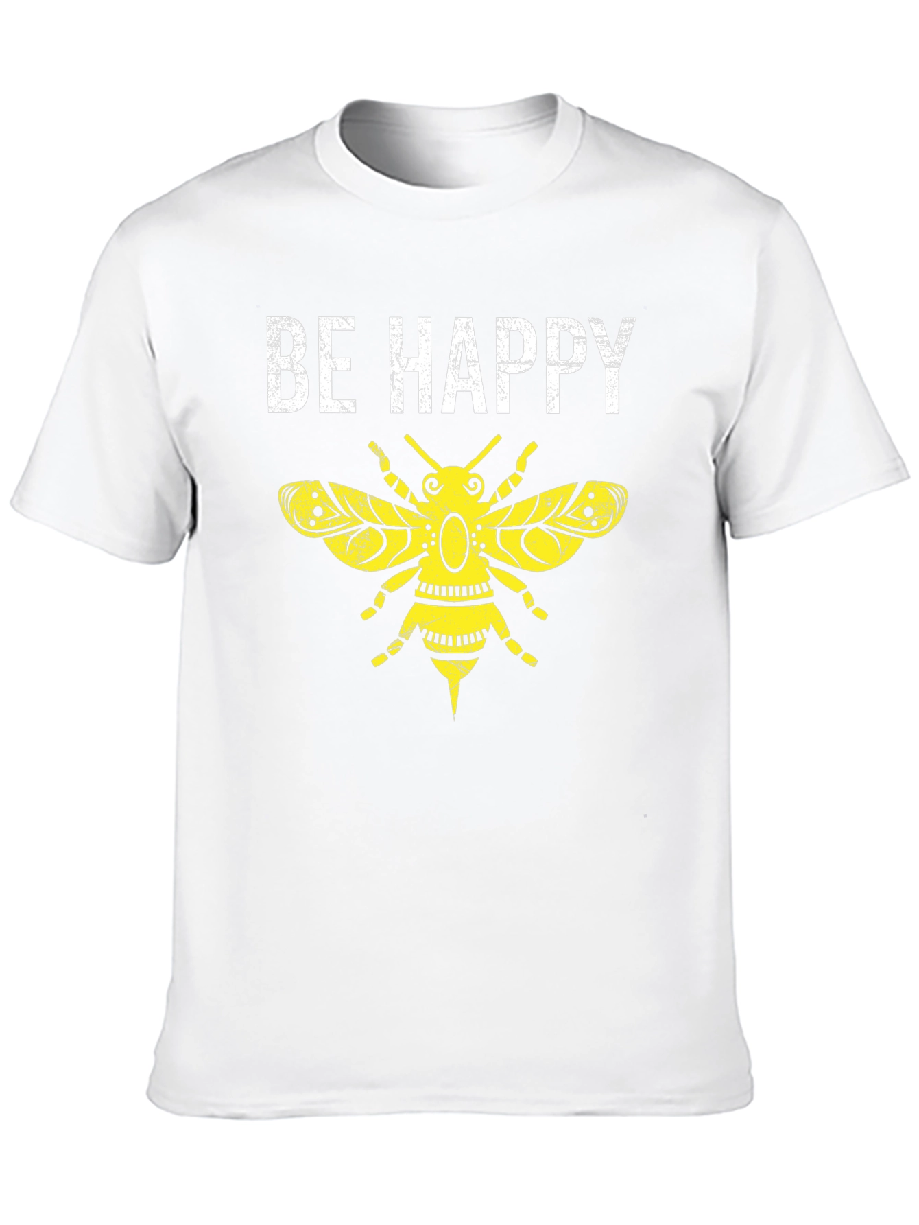 Be Happy Bee Graphic T-Shirt