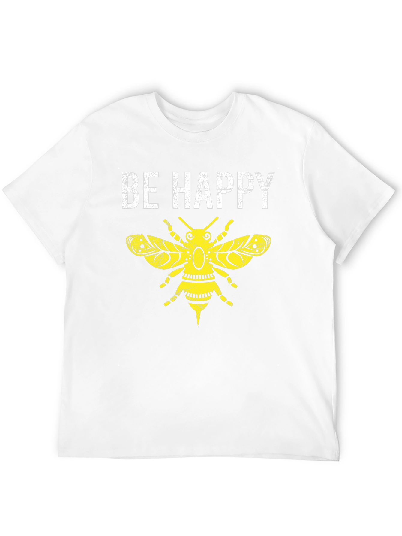 Be Happy Bee Graphic T-Shirt