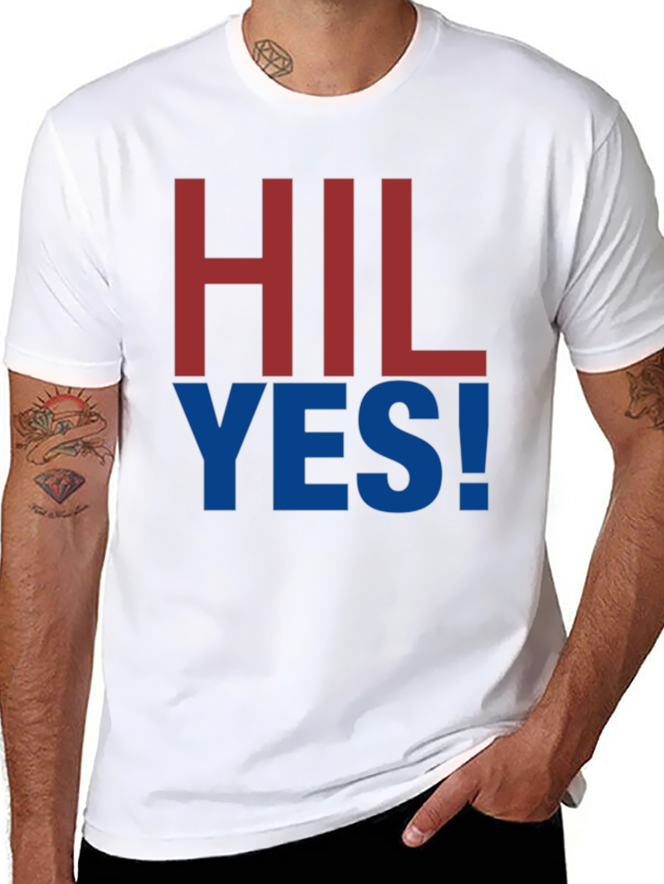 HIL YES! Graphic Tee - Bold Statement T-Shirt