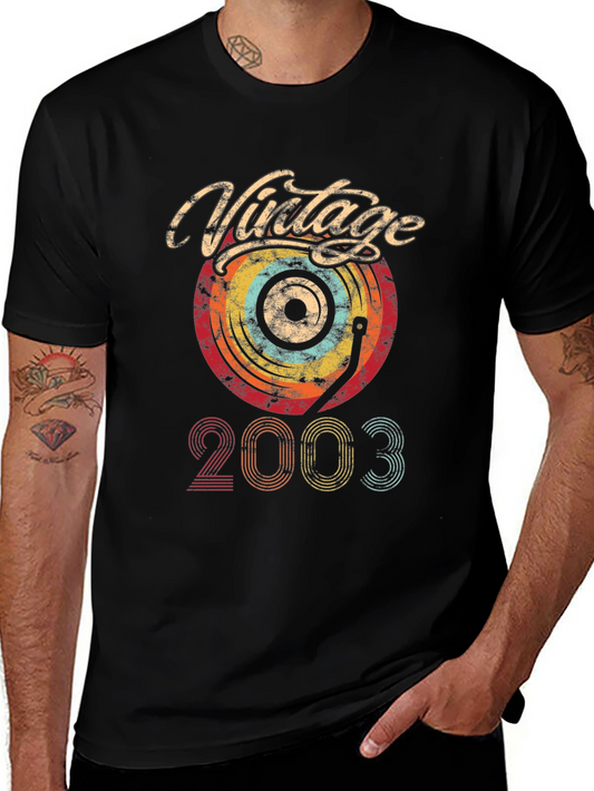 Vintage 2003 Record Player T-Shirt