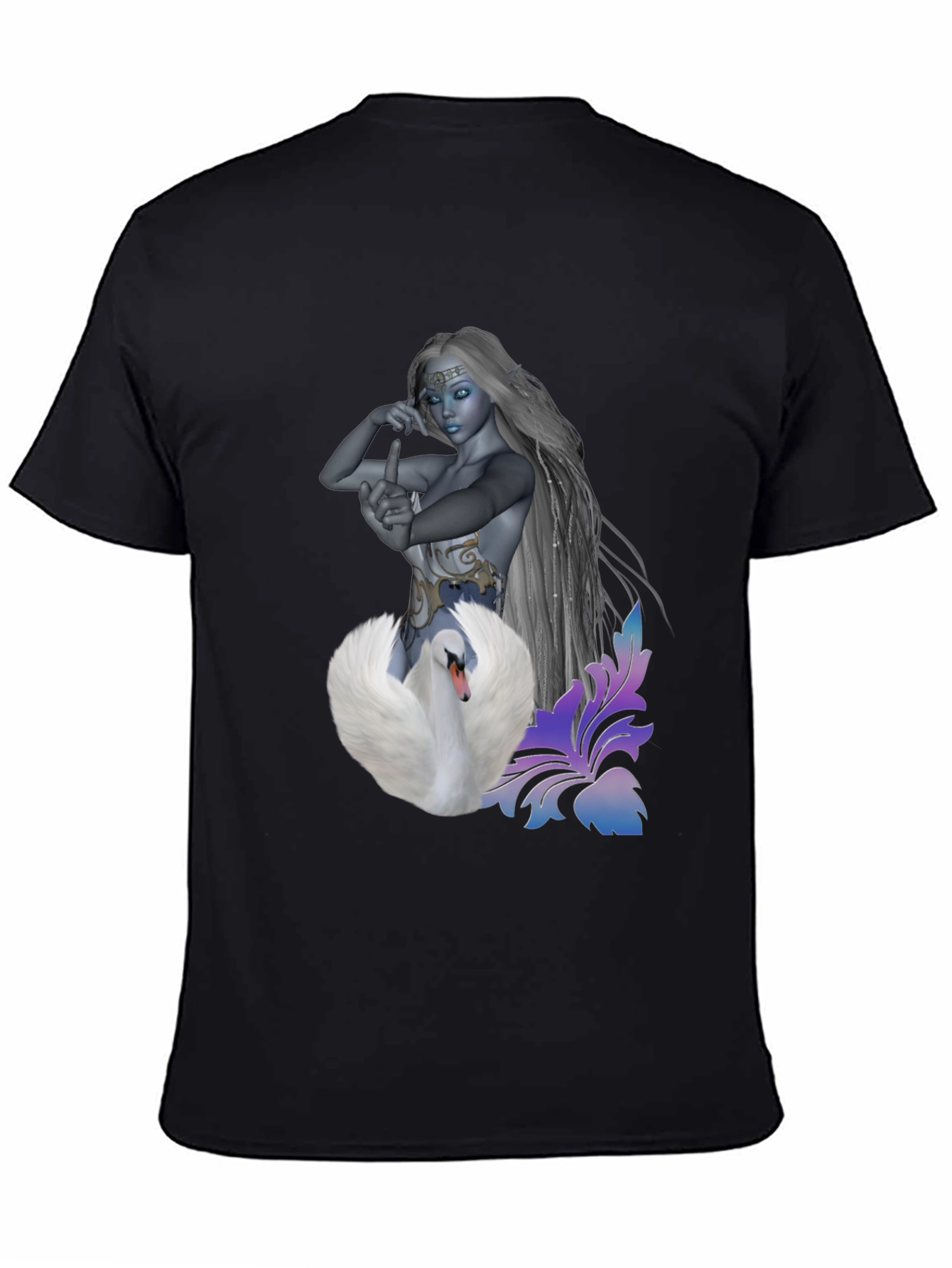 Swan Enchantress Graphic T-Shirt - Stylish & Unique Design
