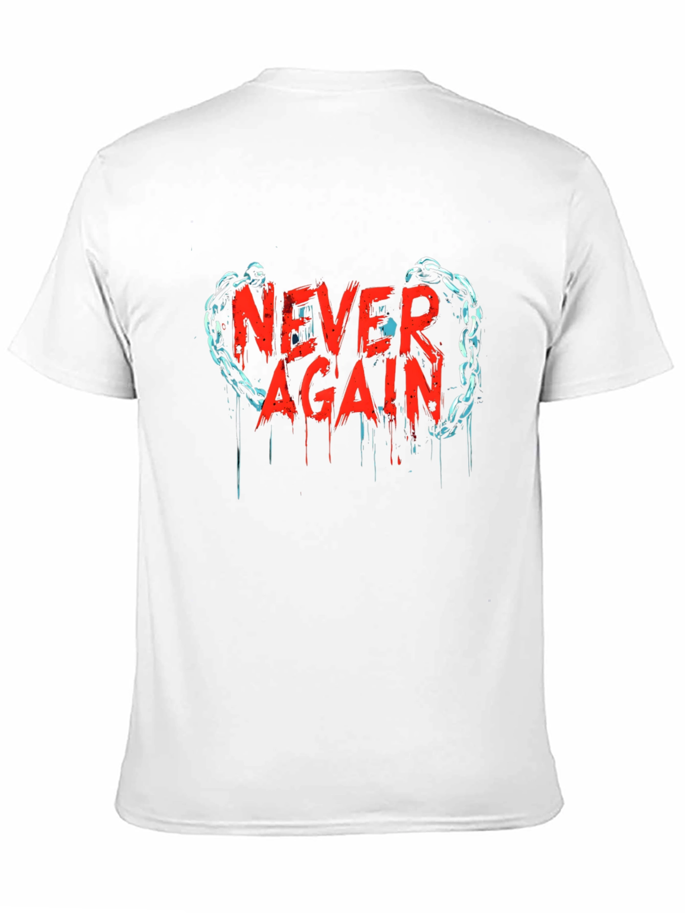 Never Again Graphic Tee - Black