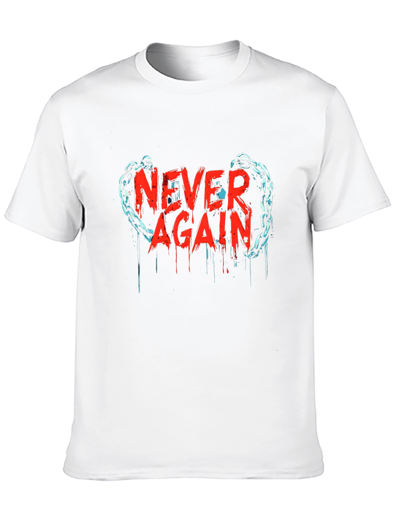 Never Again Graphic Tee - Black