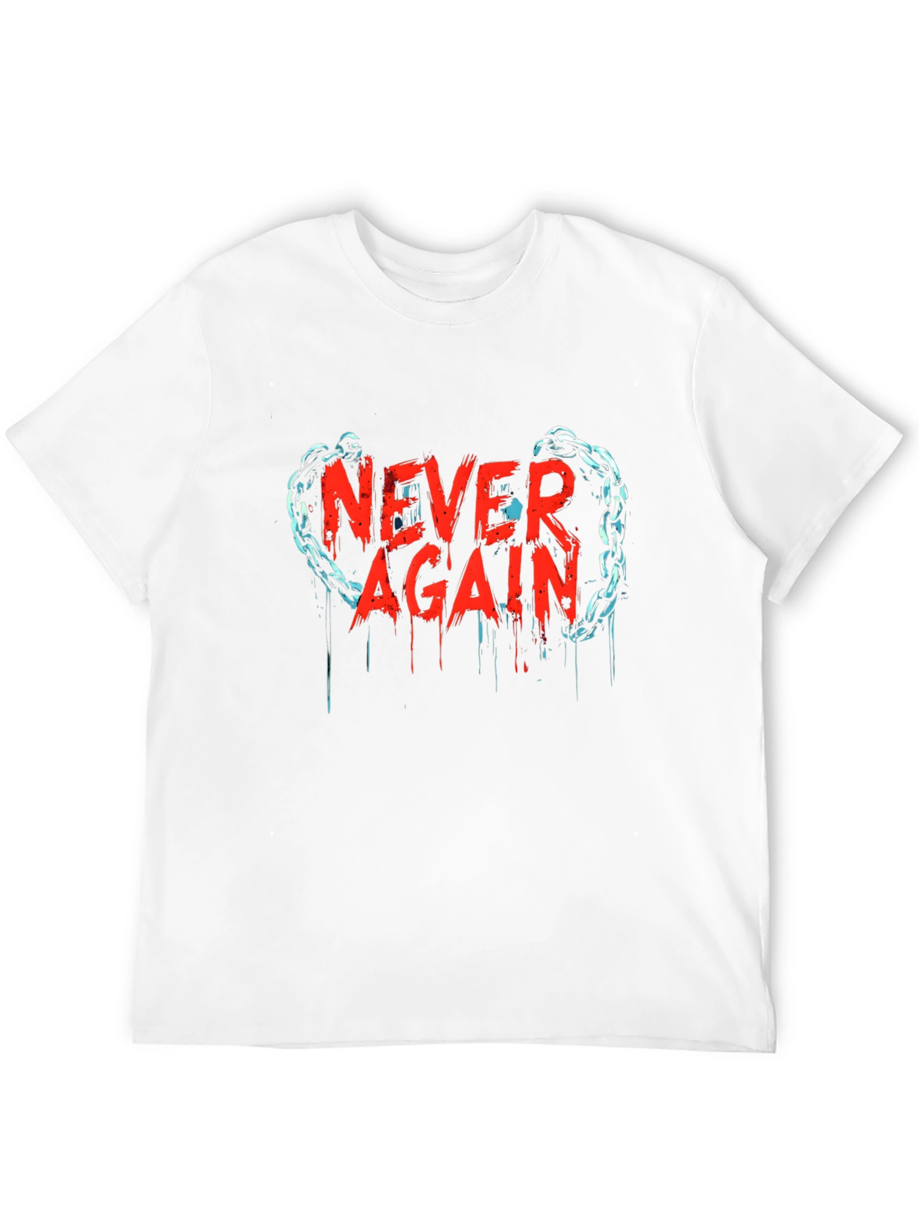 Never Again Graphic Tee - Black