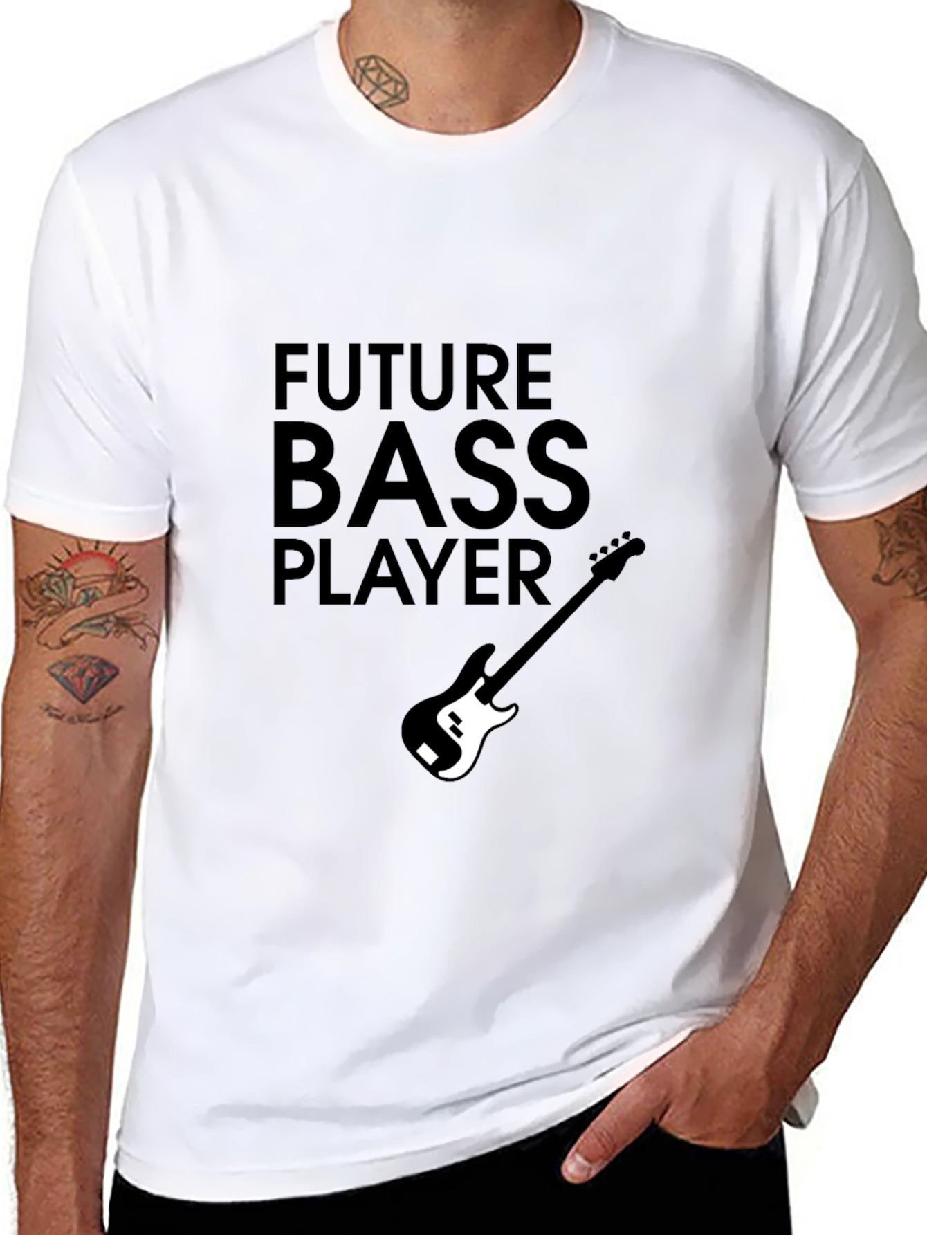 Future Bass Player T-Shirt - Black
