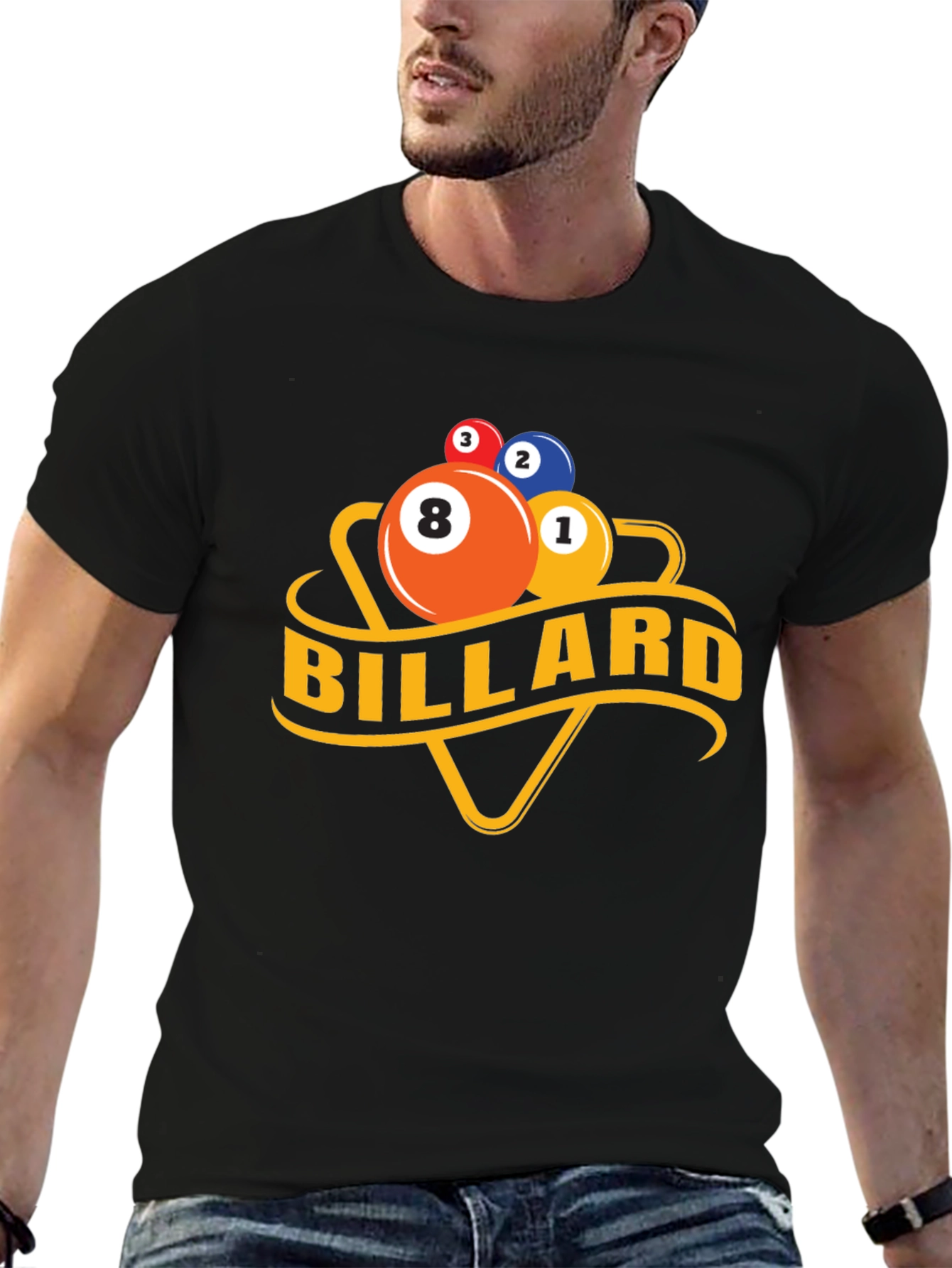 Billiard T-Shirt - Pool Ball Design