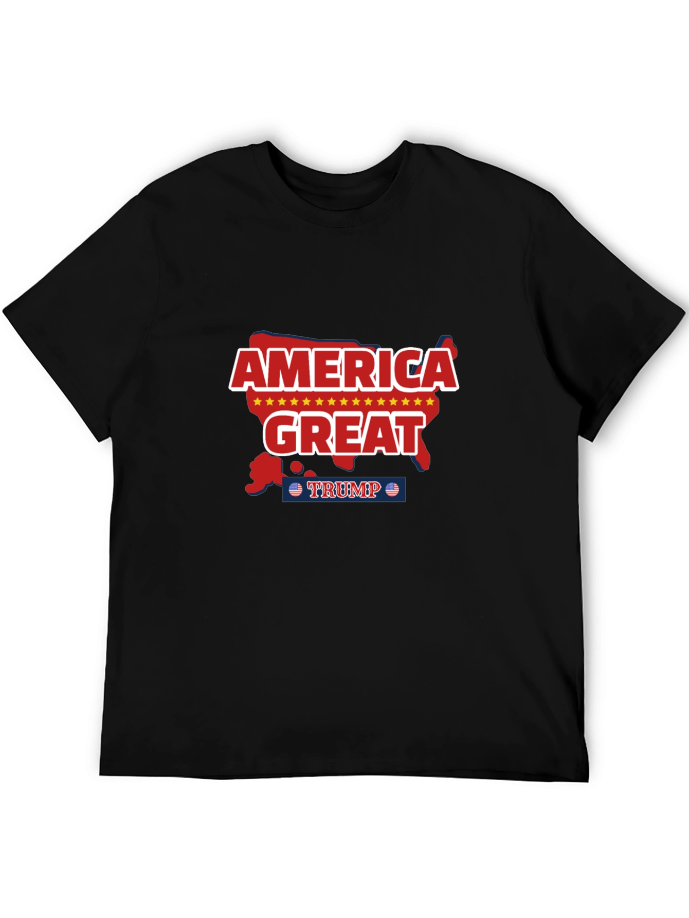 America Great Trump Graphic Tee - Black