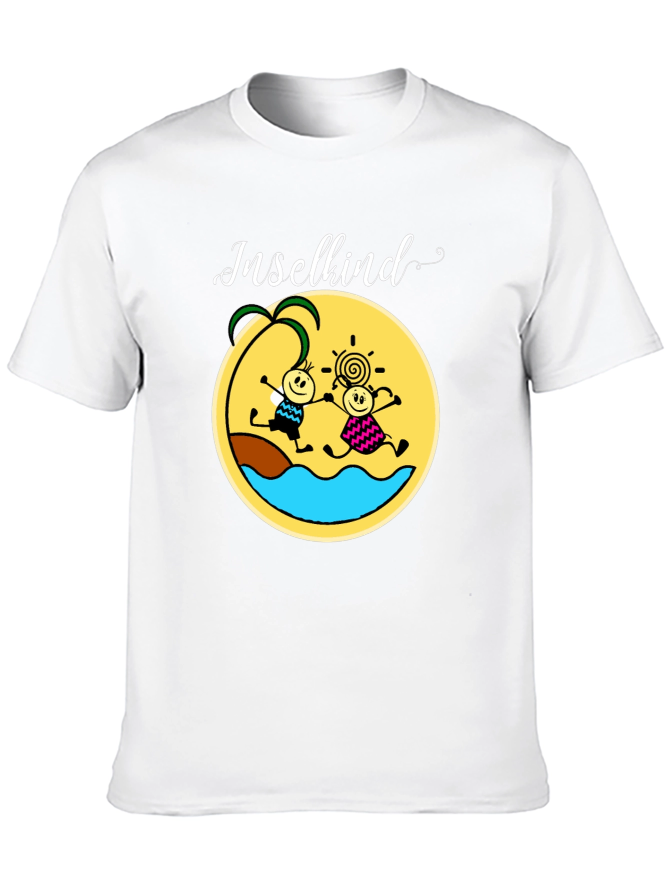 Inselkind Graphic Tee - Black Cotton T-Shirt