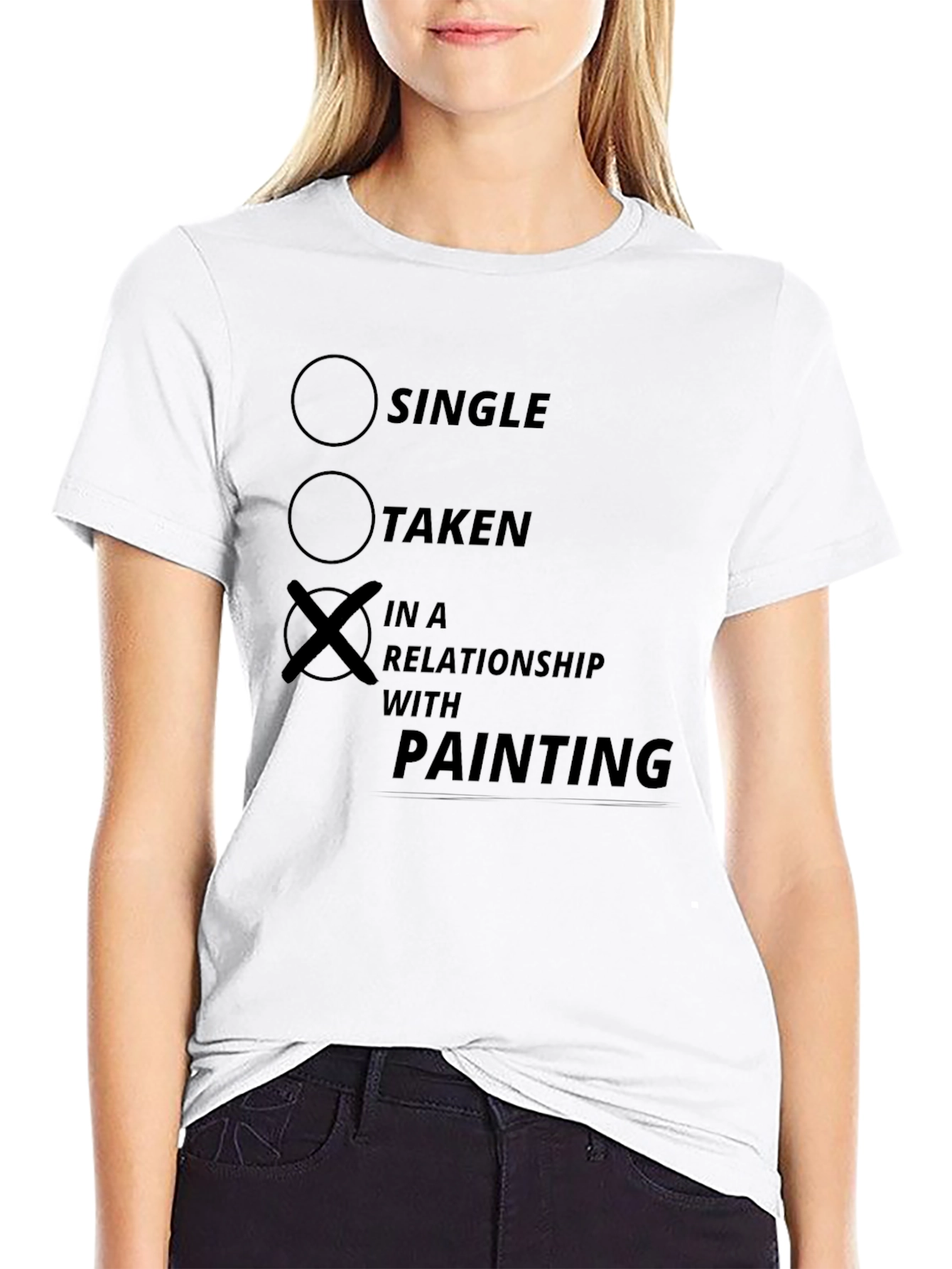 Relationship with Painting T-Shirt - Single Taken Artist Tee
