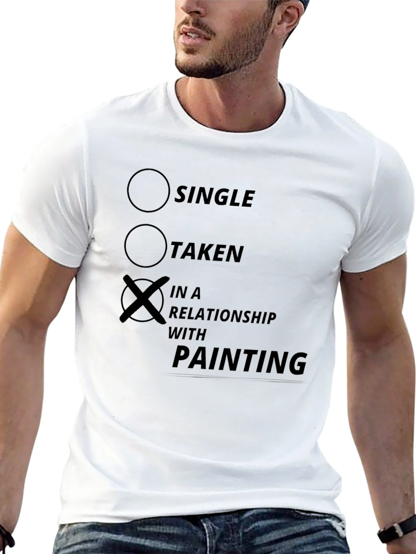Relationship with Painting T-Shirt - Single Taken Artist Tee