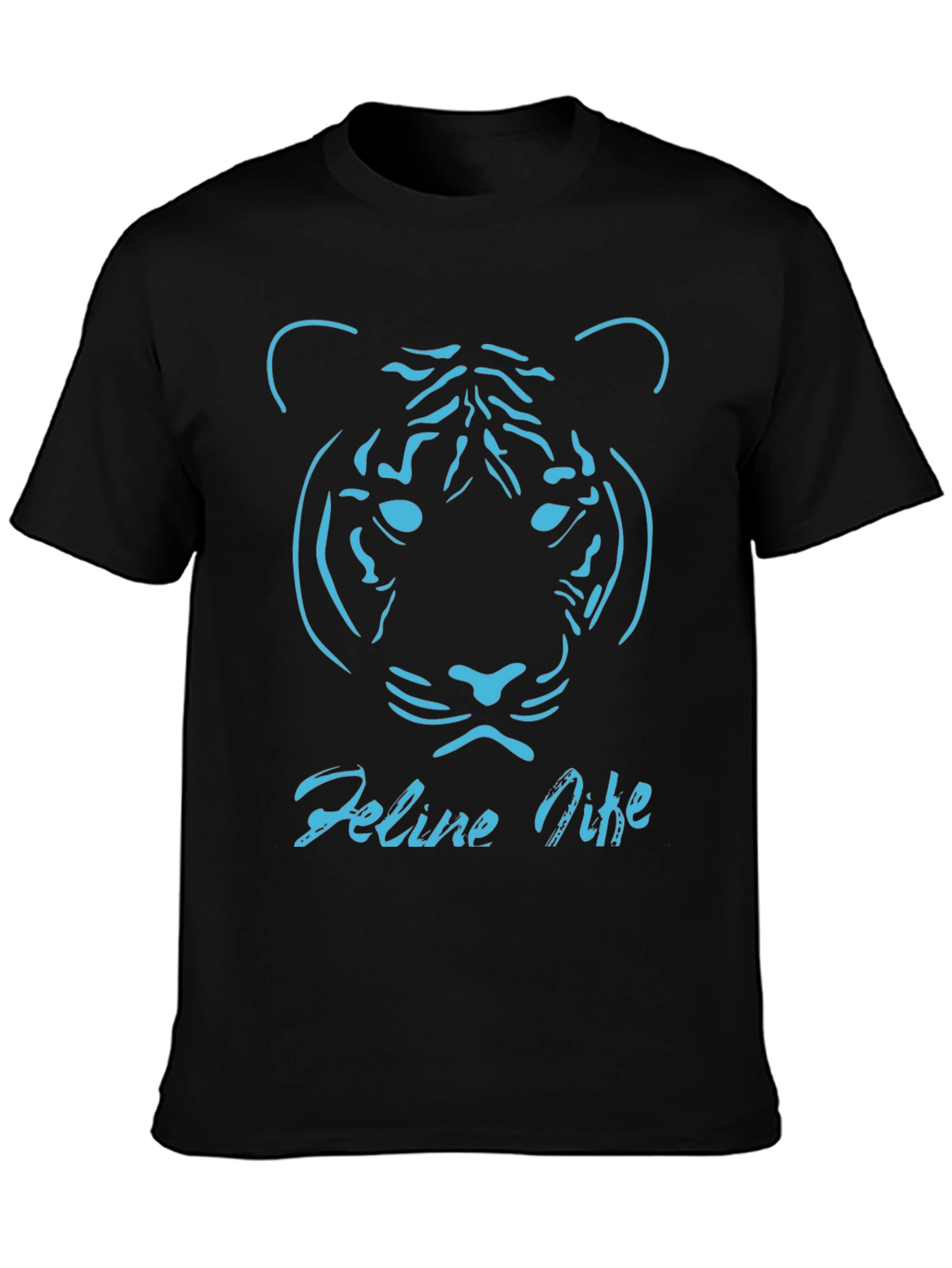 Feline Vibe Tee - Tiger Graphic T-Shirt
