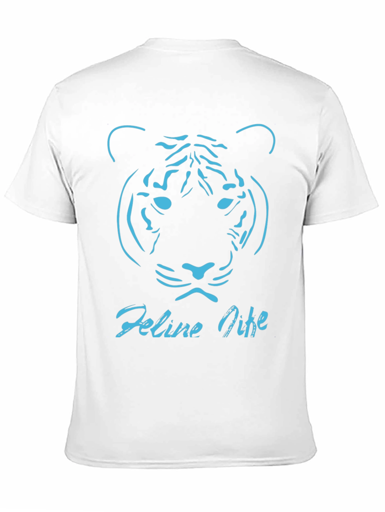 Feline Vibe Tee - Tiger Graphic T-Shirt