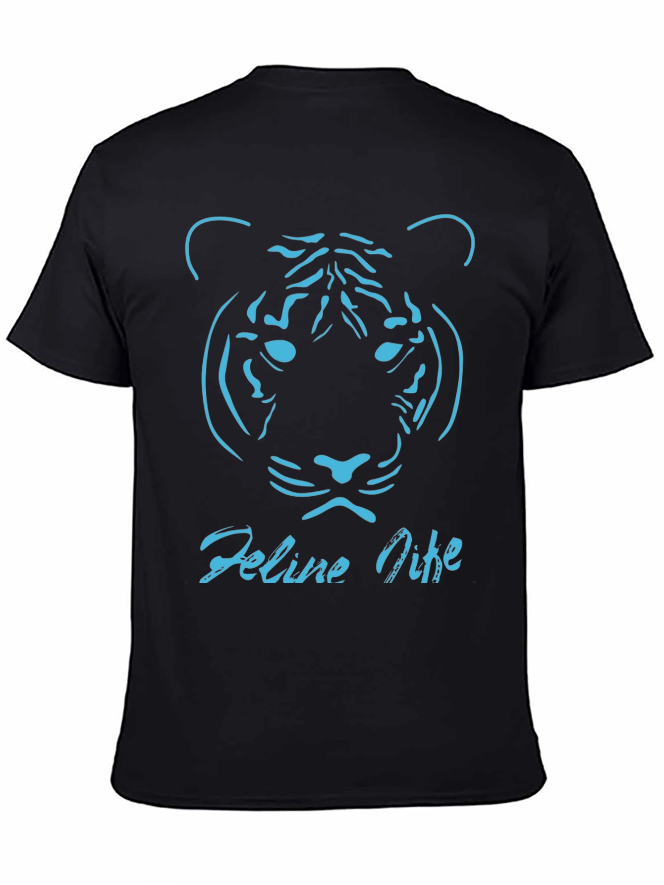 Feline Vibe Tee - Tiger Graphic T-Shirt