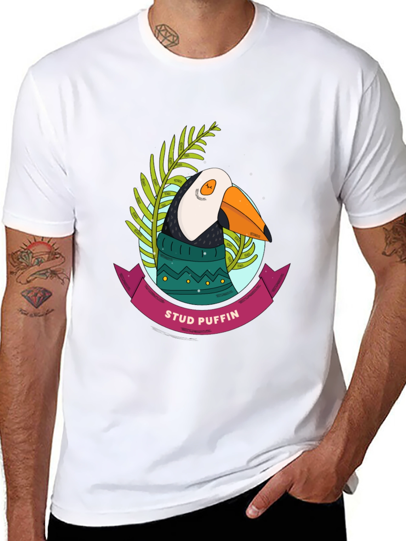 Stud Puffin Graphic Tee