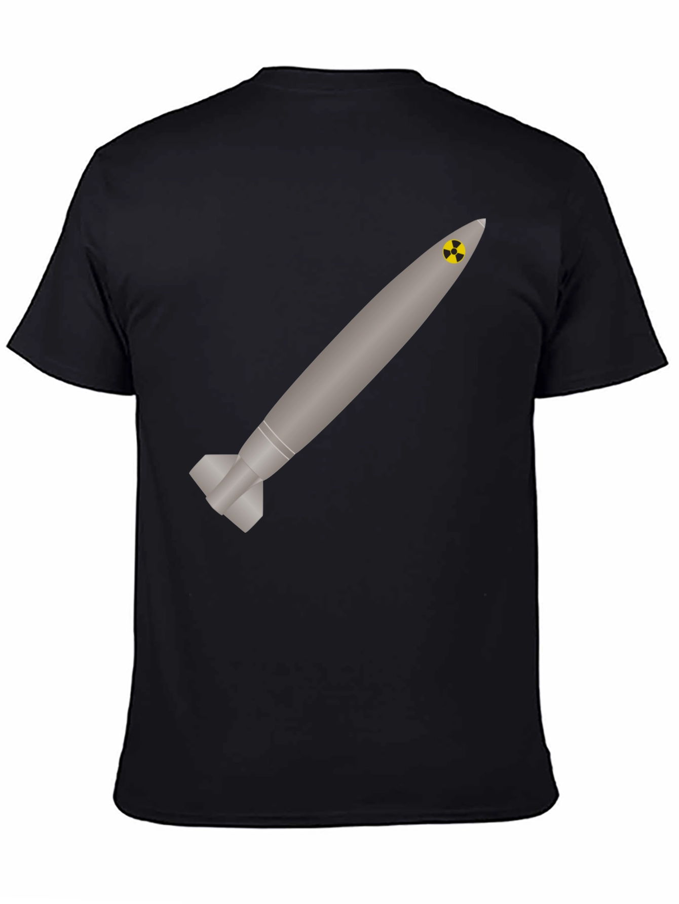Nuclear Missile Graphic Tee - Black
