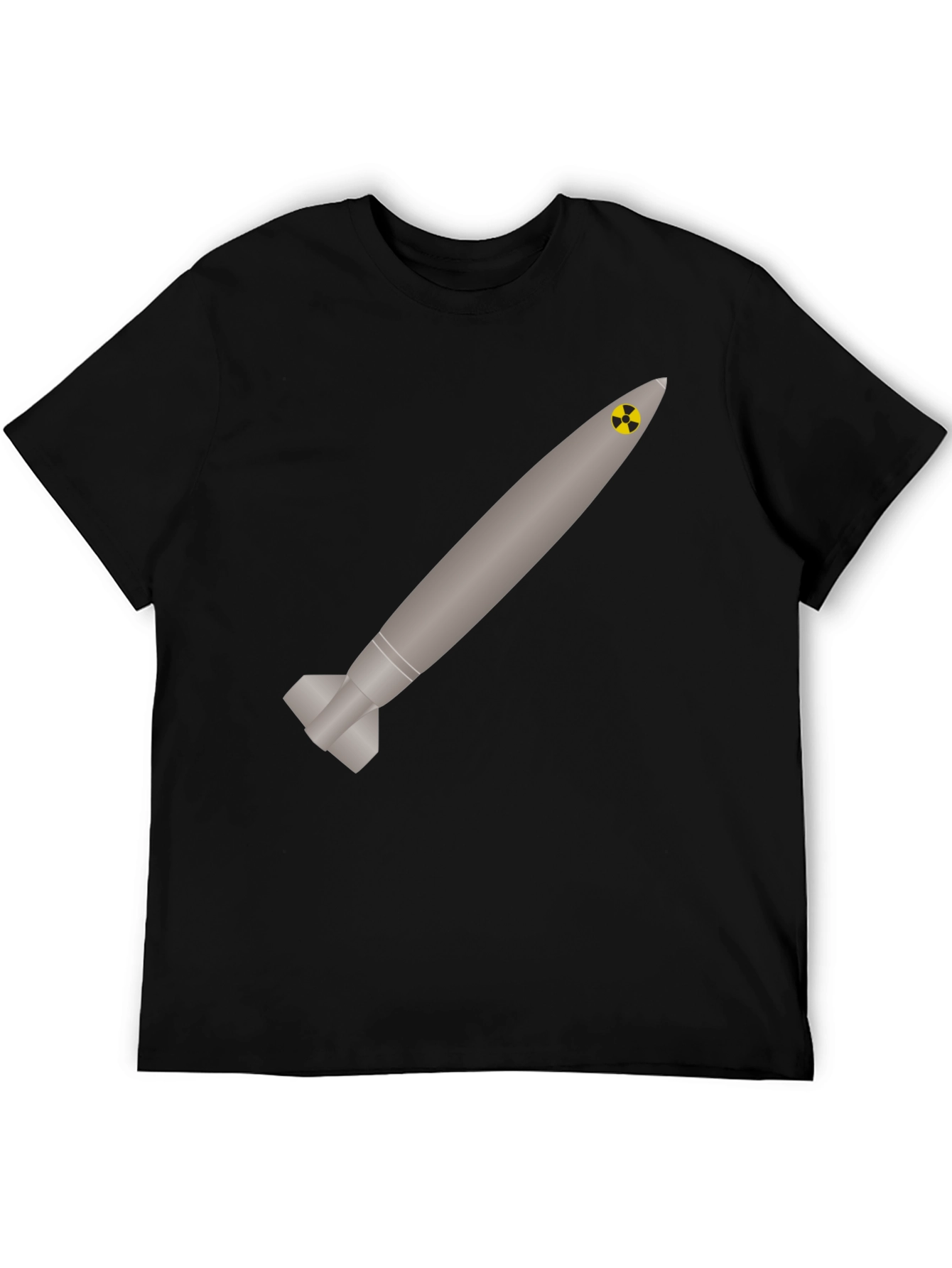 Nuclear Missile Graphic Tee - Black