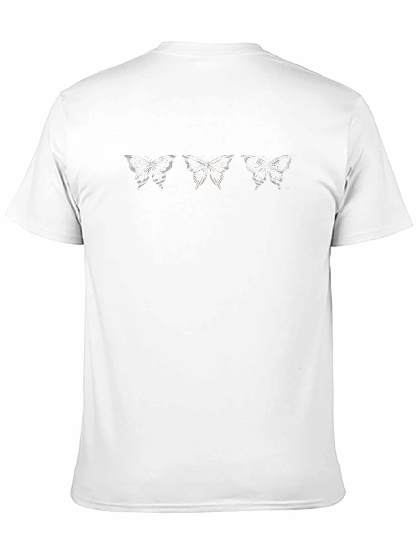 Butterfly Graphic Tee - Casual Black T-Shirt