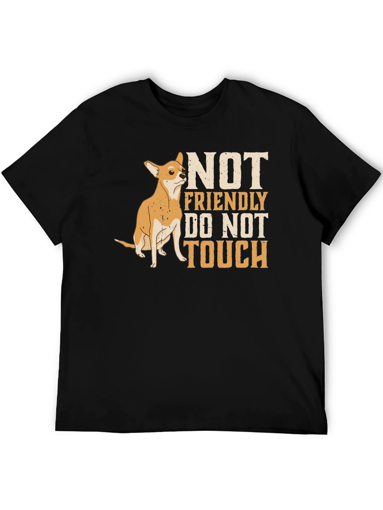 Not Friendly Chihuahua Graphic Tee