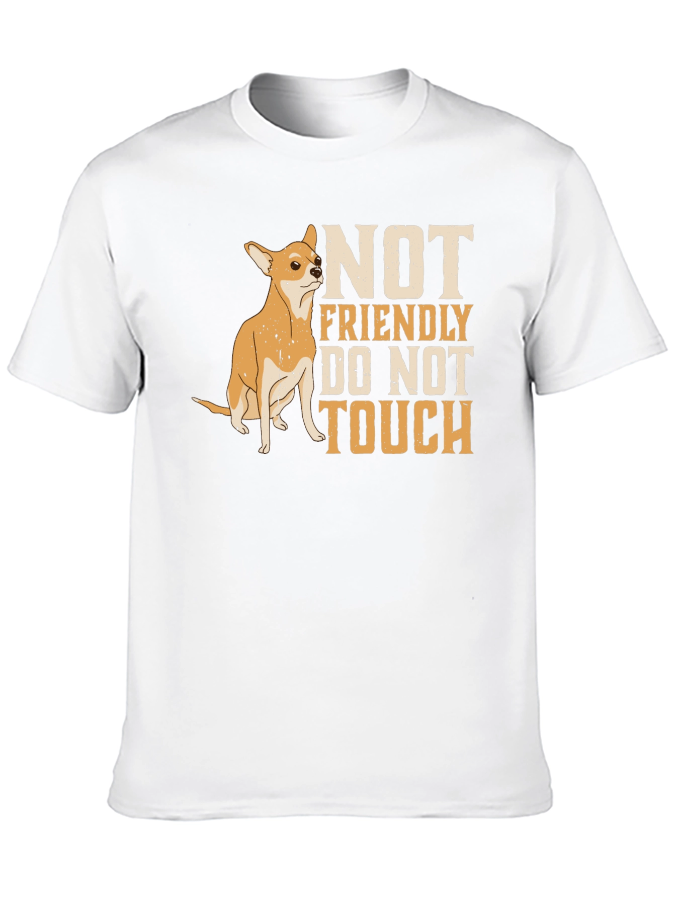 Not Friendly Chihuahua Graphic Tee