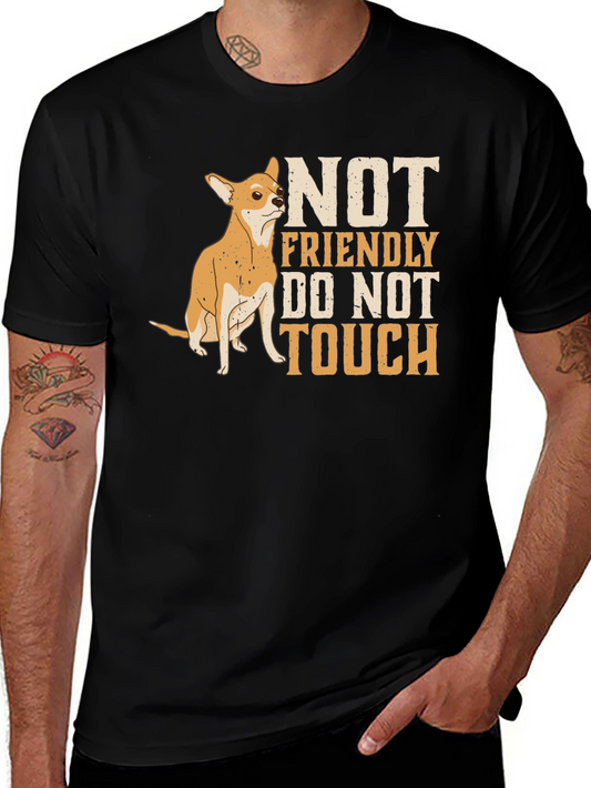 Not Friendly Chihuahua Graphic Tee