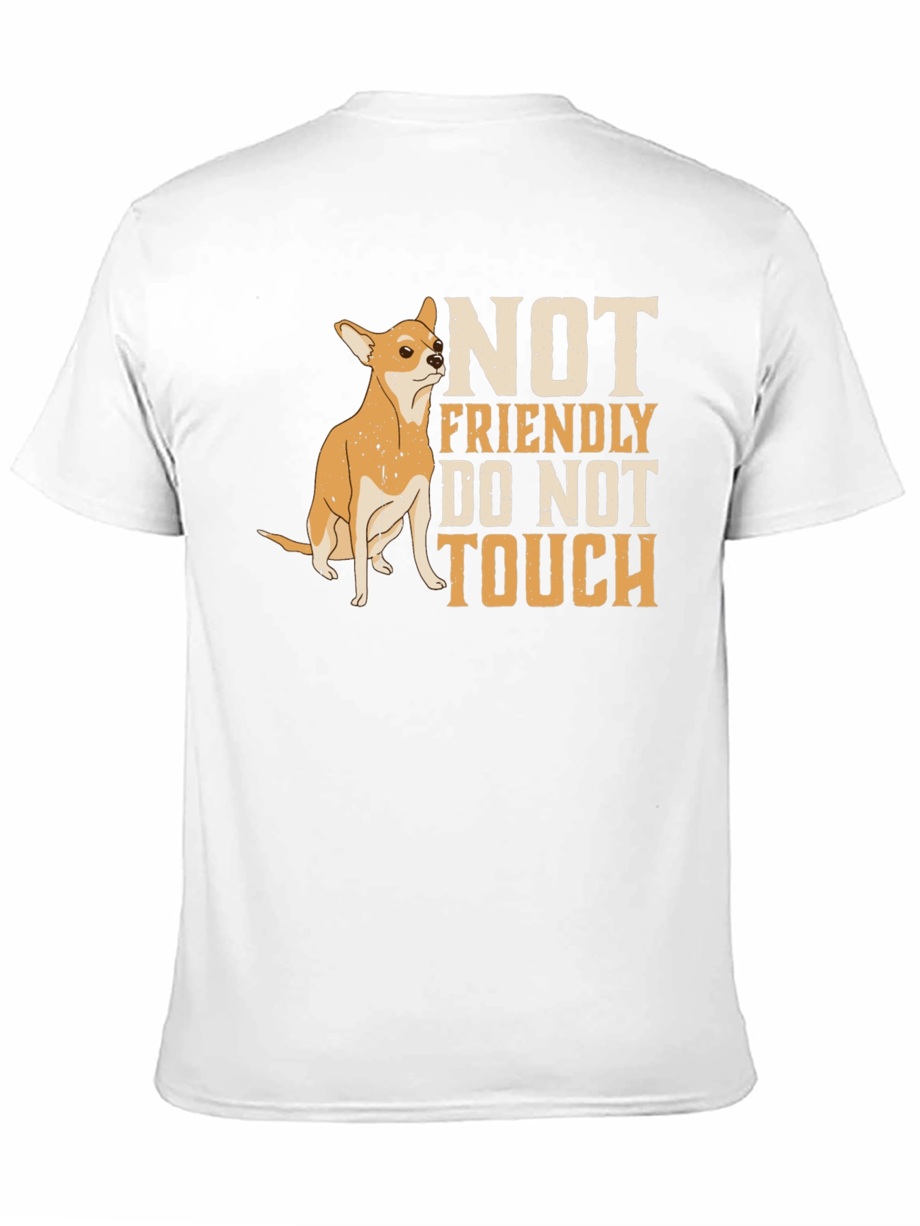 Not Friendly Chihuahua Graphic Tee